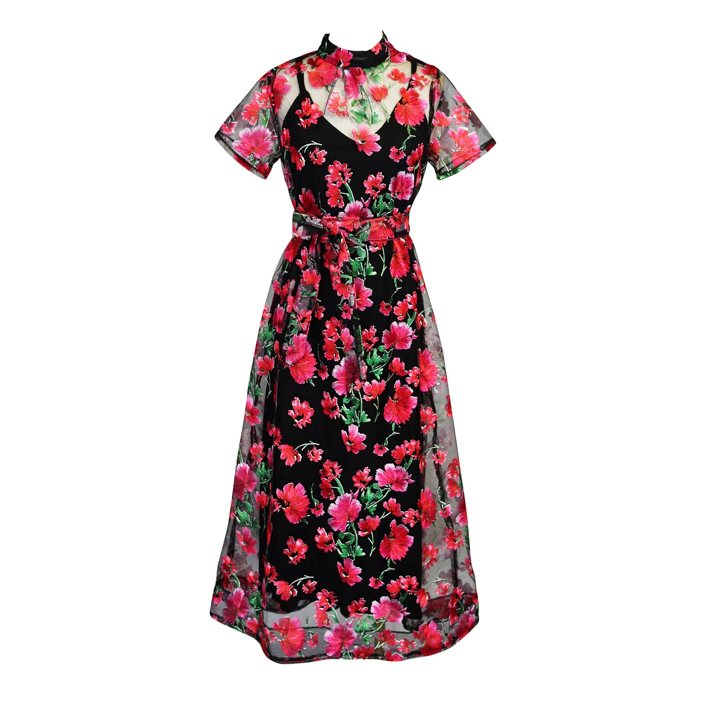 JJ Maxi Dress in Moonlit Rose