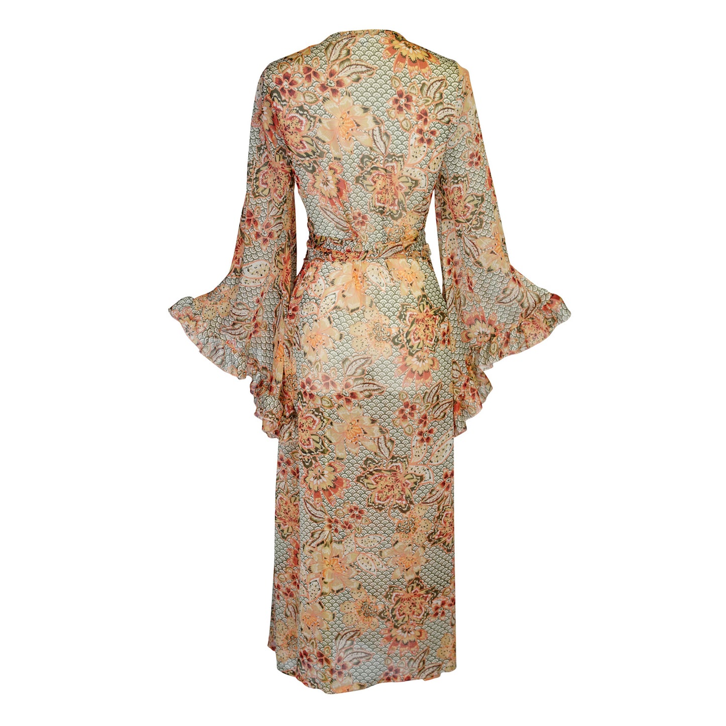 Boogie Muse Wrap Dress in Serpentine Rose