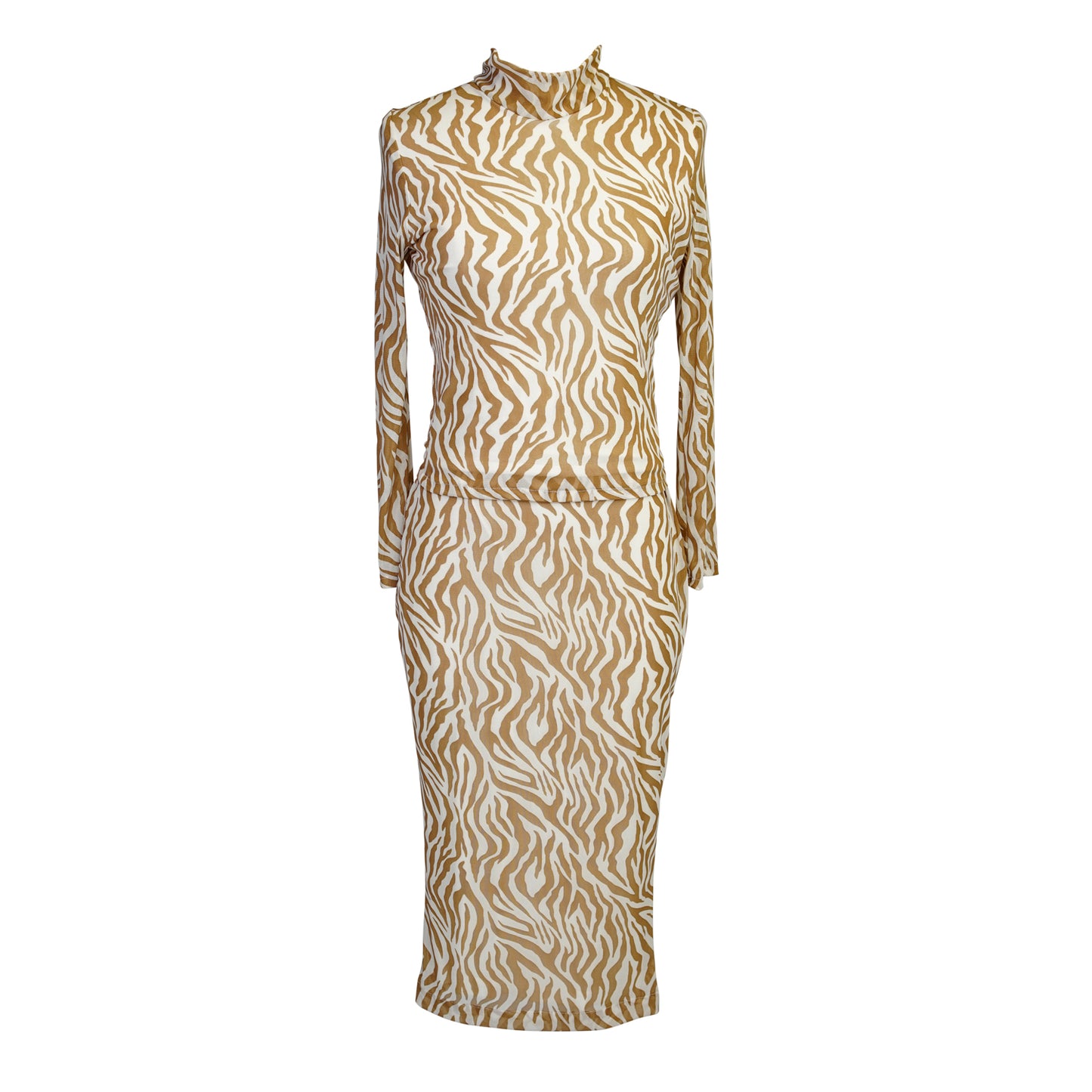 Lucy Pencil Skirt in Saffron Zebra PRE-ORDER