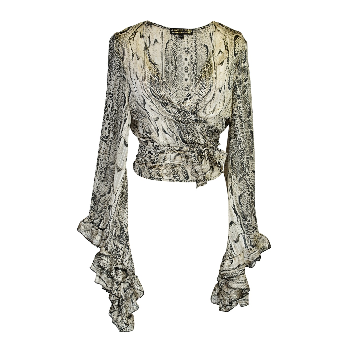 Boogie Muse Wrap Top in Python