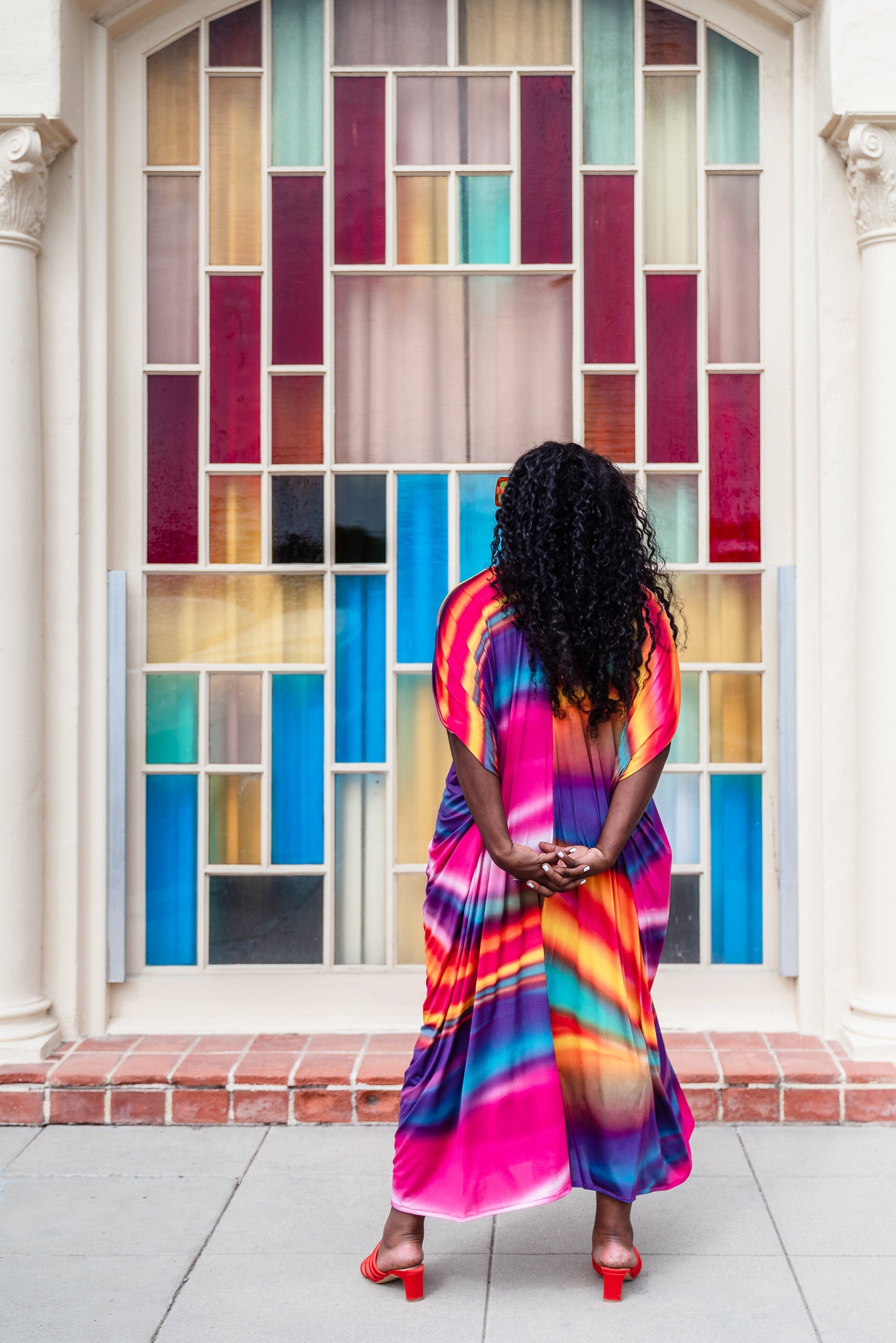 Colors of the Wind Caftan Kaftan Dress