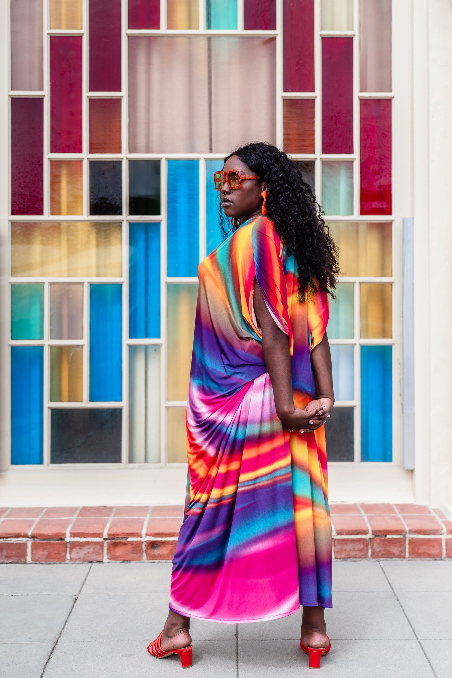 Colors of the Wind Caftan Kaftan Dress