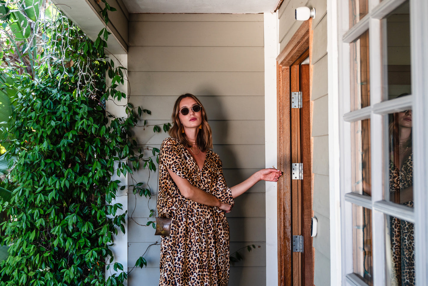 Lydia Leopard Caftan