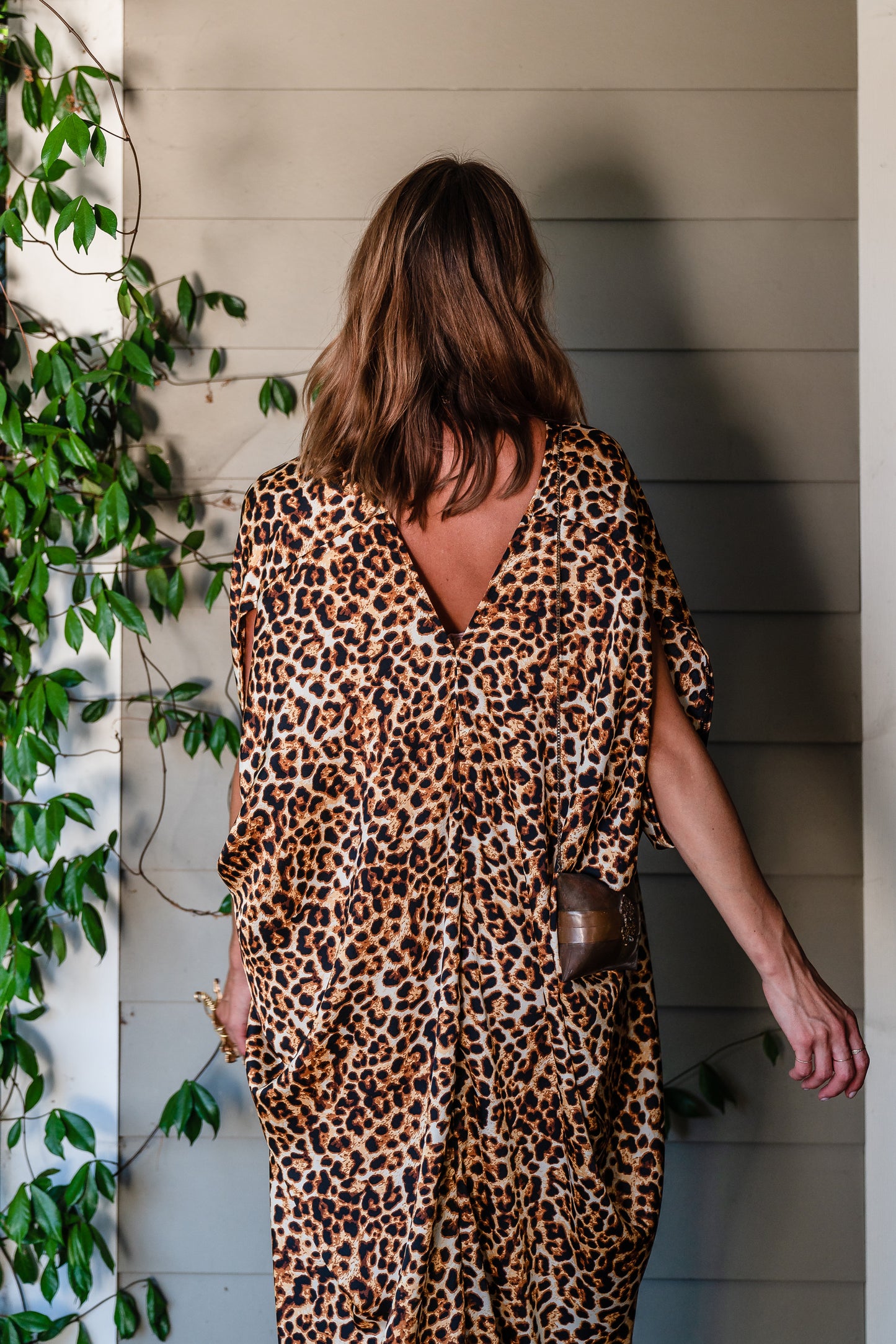 Lydia Leopard Caftan