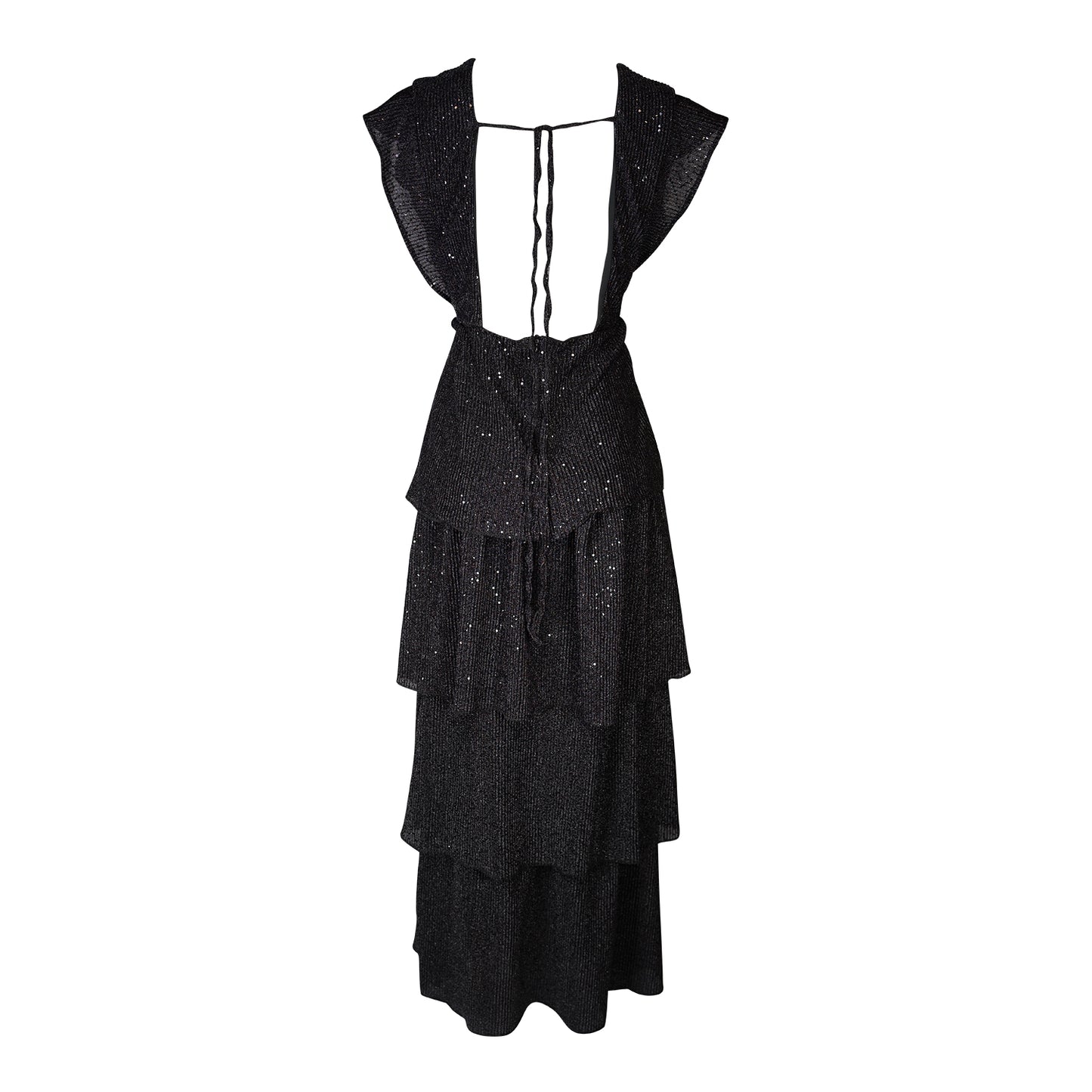 Valhalla Noir Tiered Dress