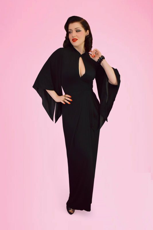 Cascade Dream Pake Muu Dress in Black