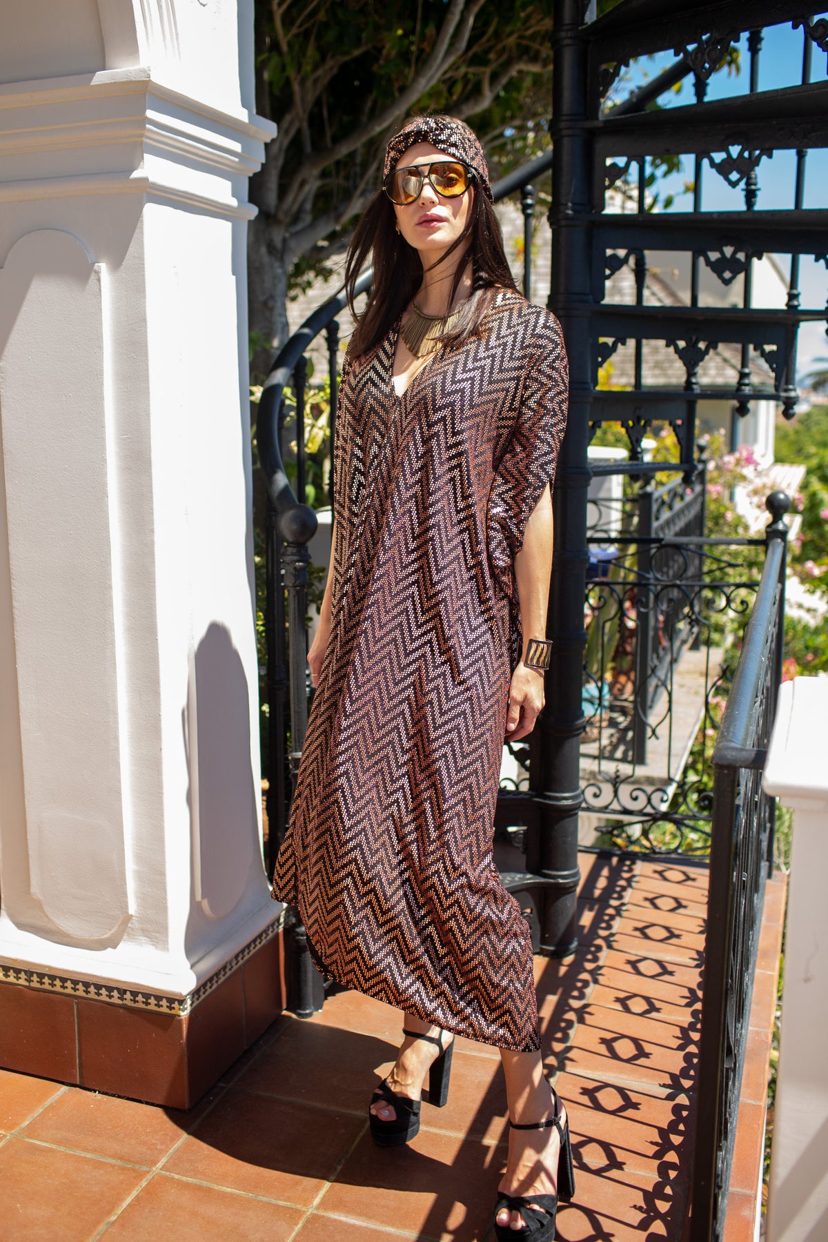 Dance-Floor Nights Caftan Kaftan Dress