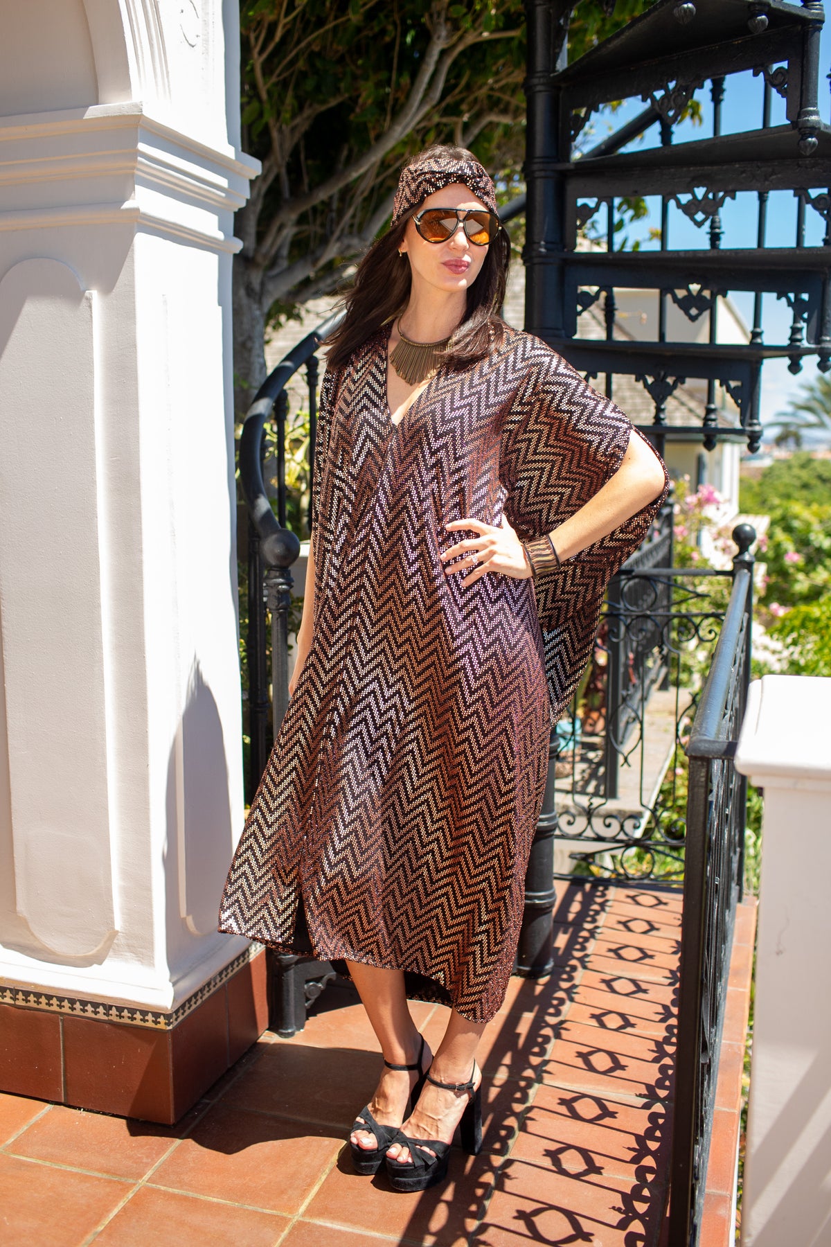 Dance-Floor Nights Caftan Kaftan Dress