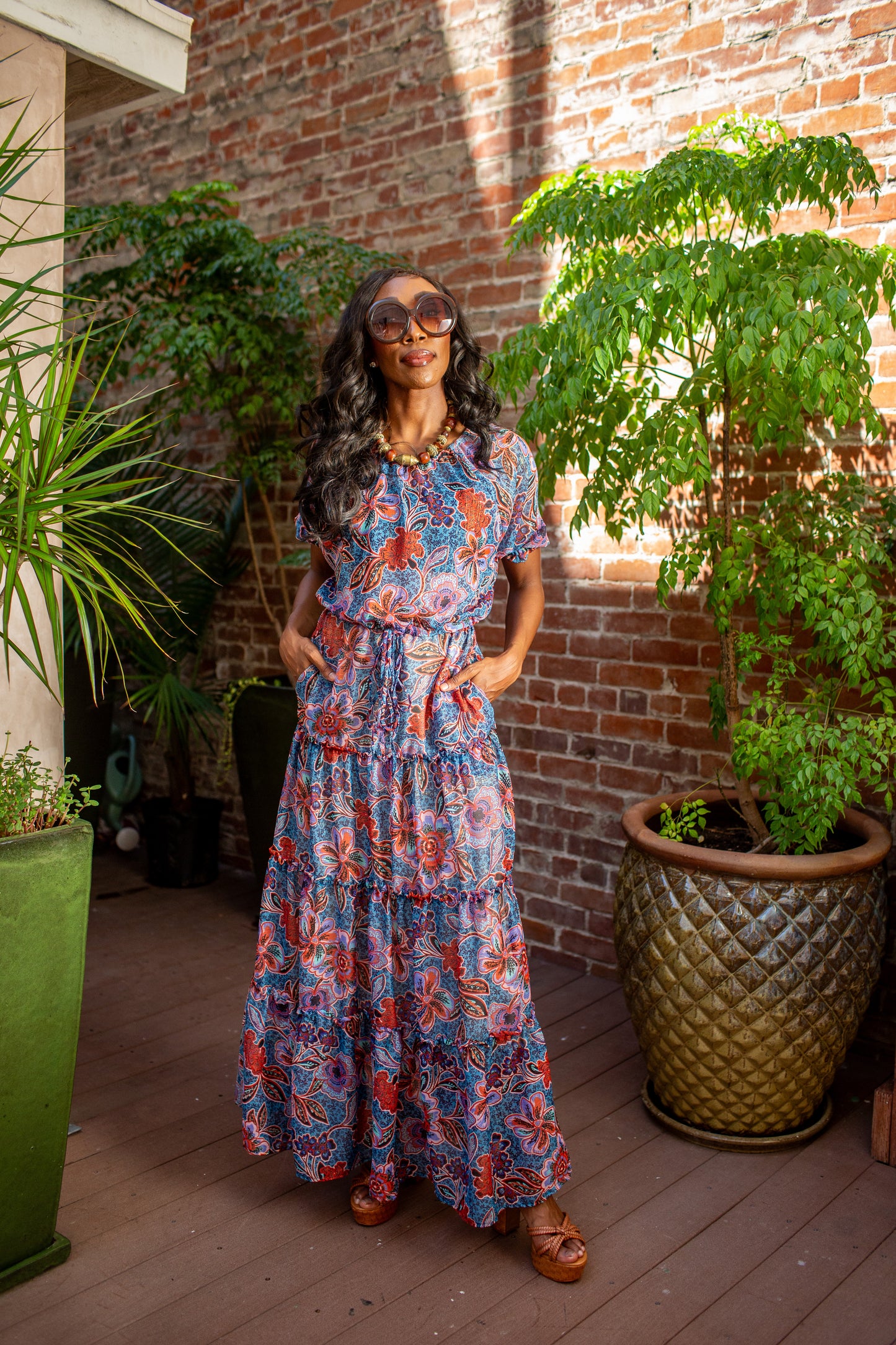 Delilah Two Piece Maxi Skirt Set In Woodstock PRE-ORDER