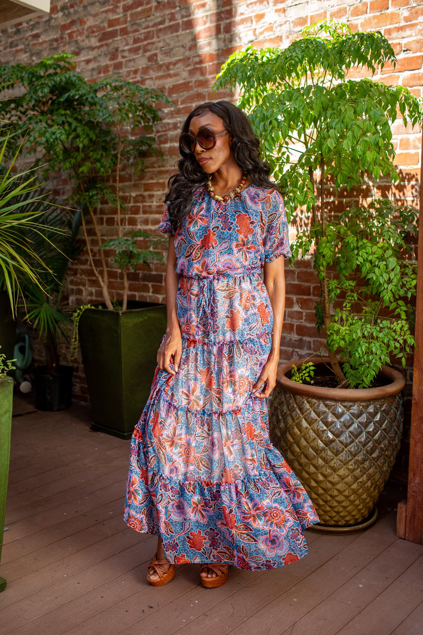 Delilah Two Piece Maxi Skirt Set In Woodstock PRE-ORDER