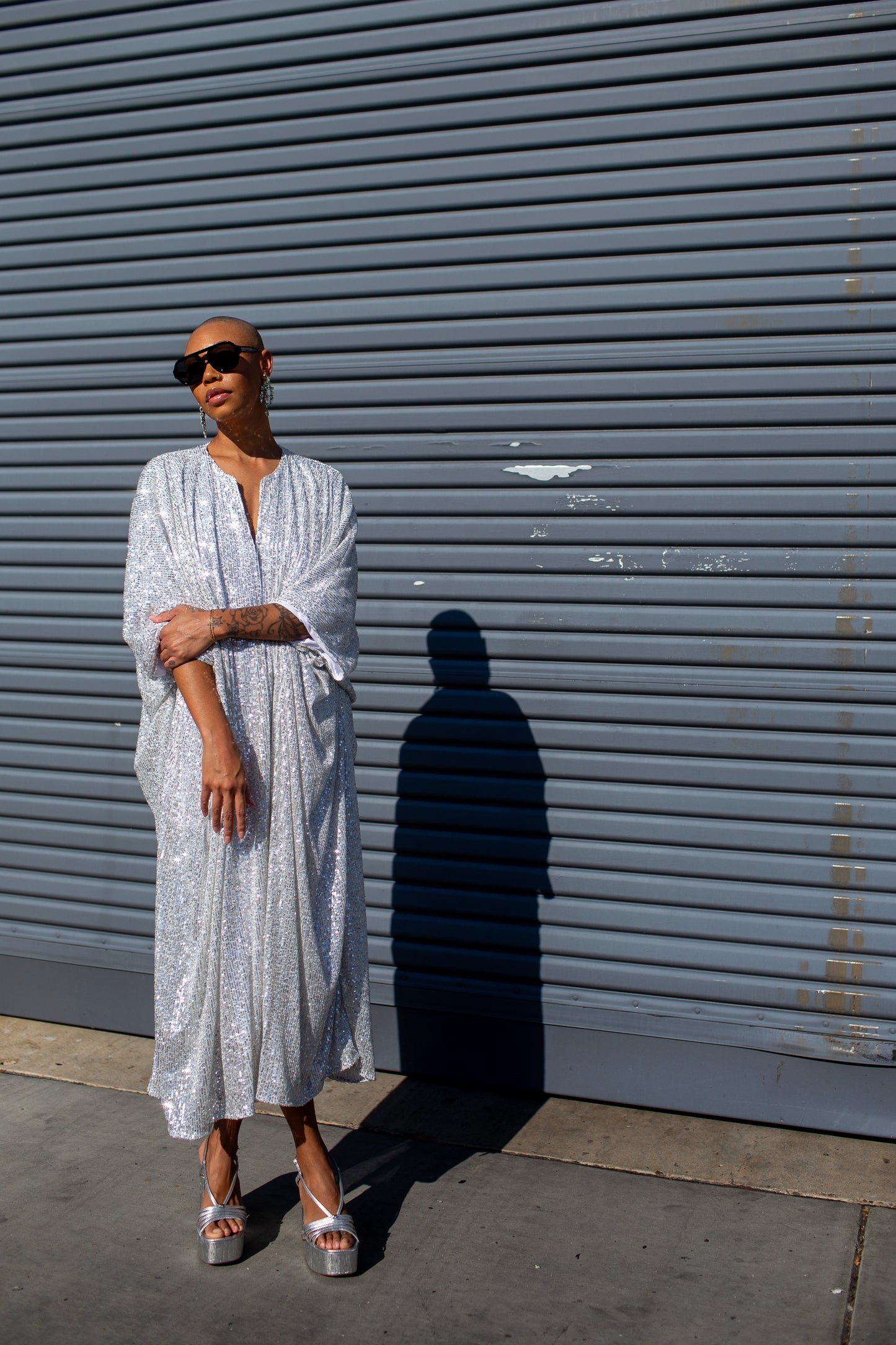 Diamond Dust Sequin Goddess Waist Caftan (PRE-ORDER)