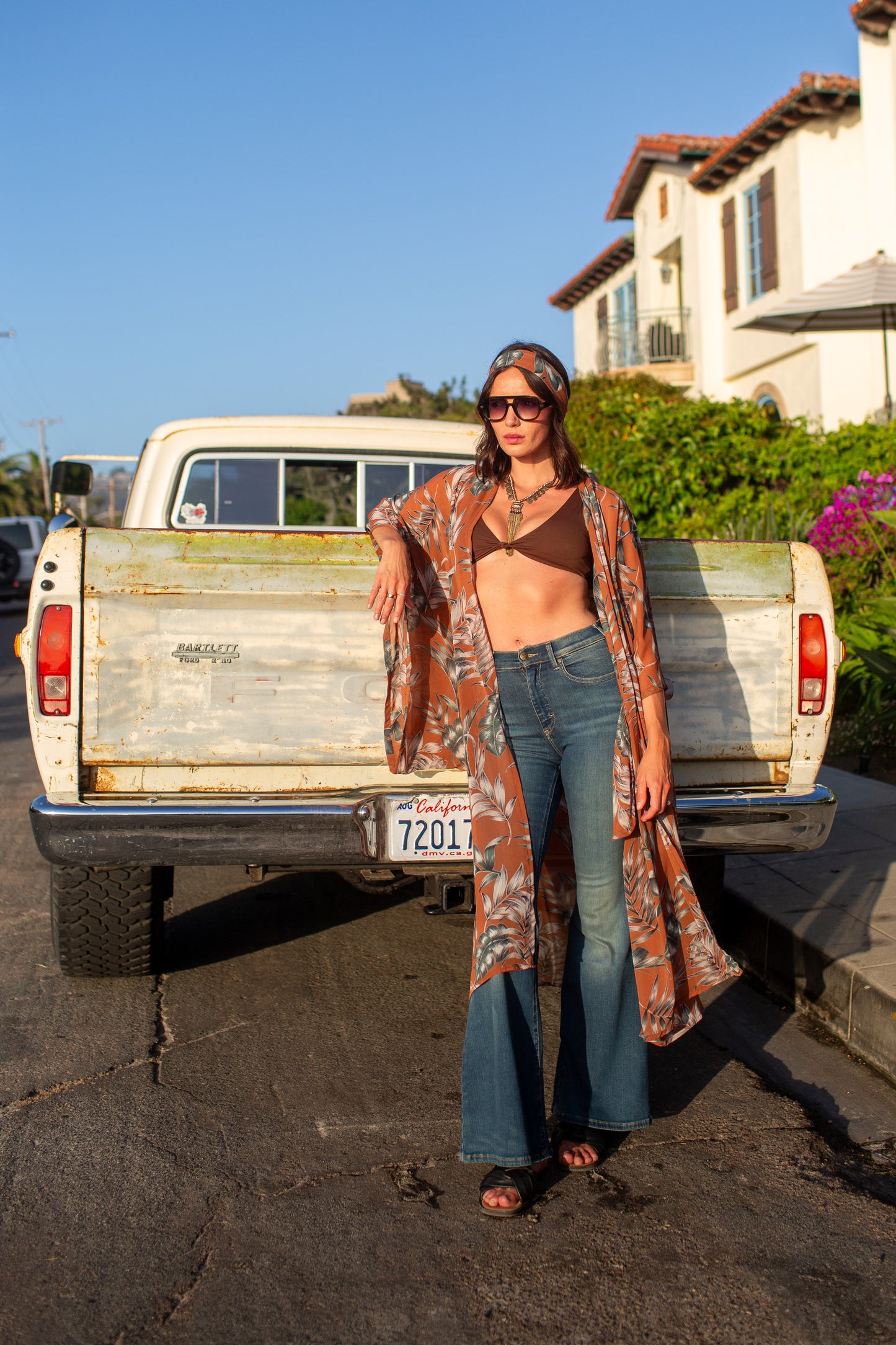 Dusk Palms Kimono