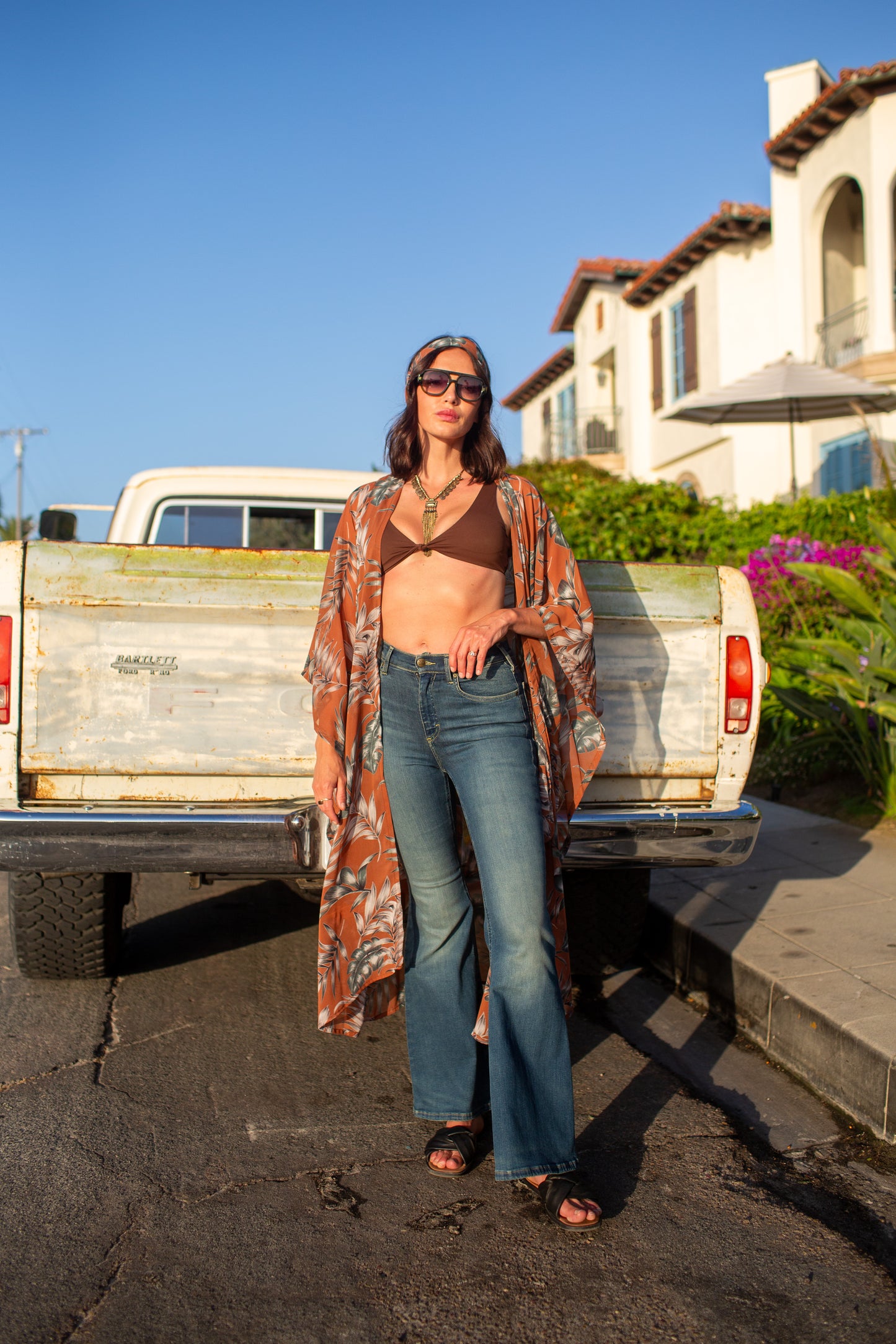 Dusk Palms Kimono