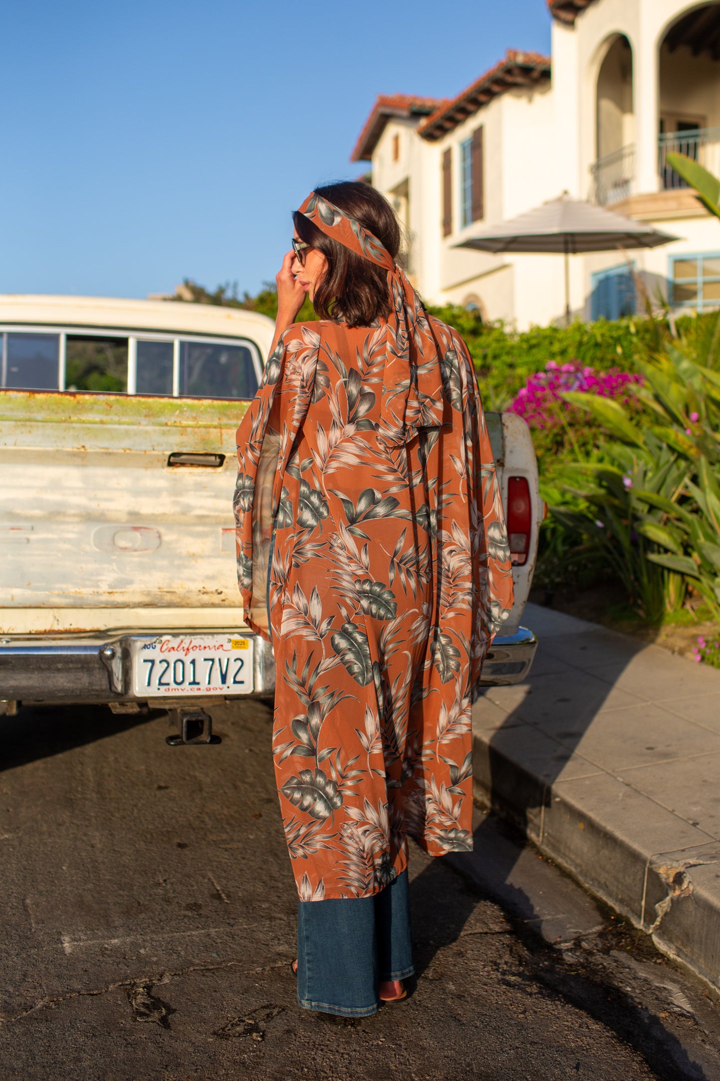 Dusk Palms Kimono