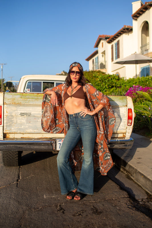 Dusk Palms Kimono