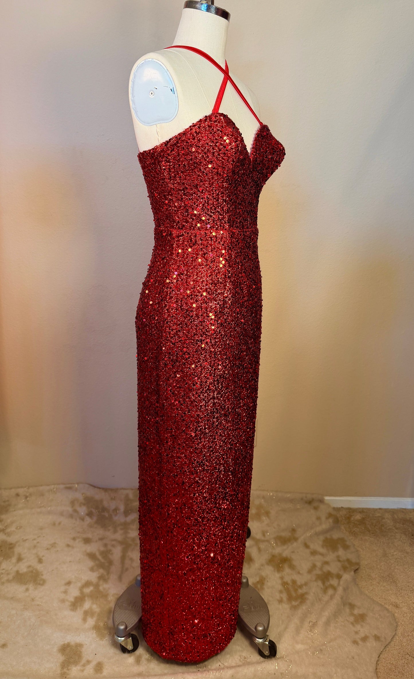 In the Spotlight Dress Red