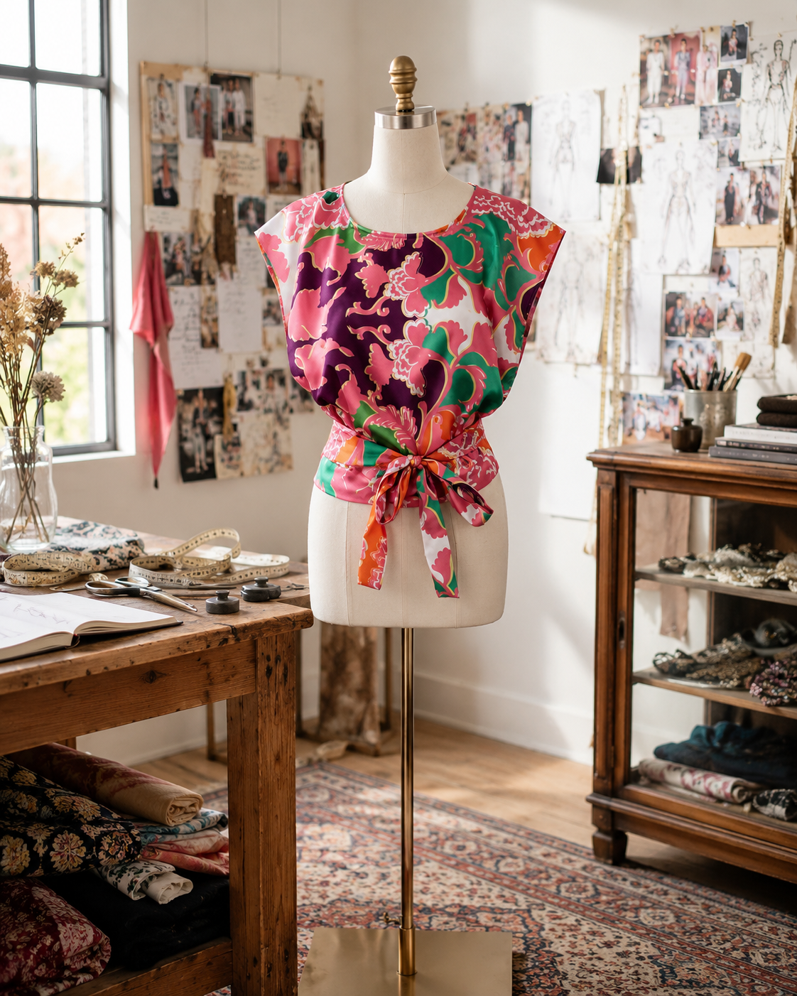 June Top in Paradiso Spritz