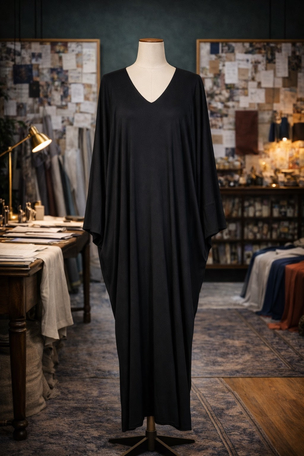Gracie Caftan in Onyx PRE-ORDER