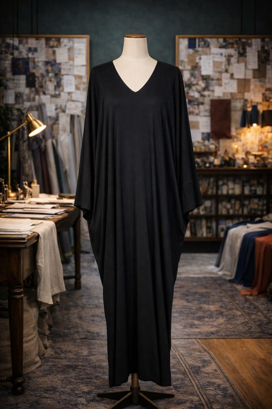 Gracie Caftan in Onyx PRE-ORDER