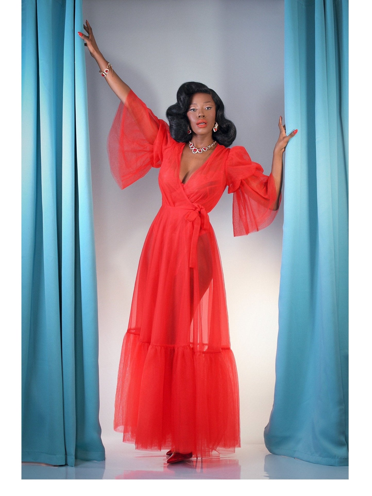 Timeless Temptress Tulle Robe Dress PREORDER