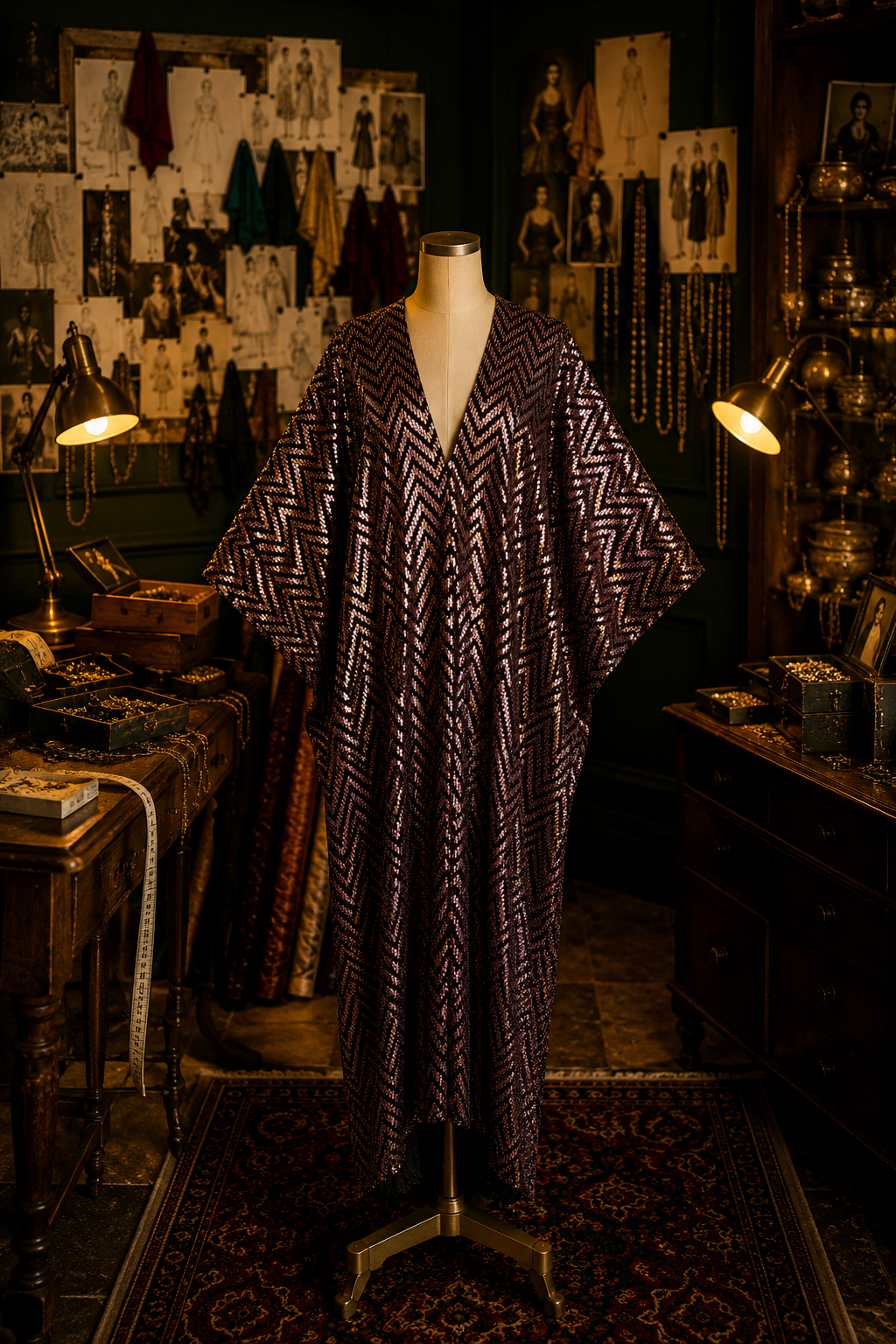 Dance-Floor Nights Caftan Kaftan Dress
