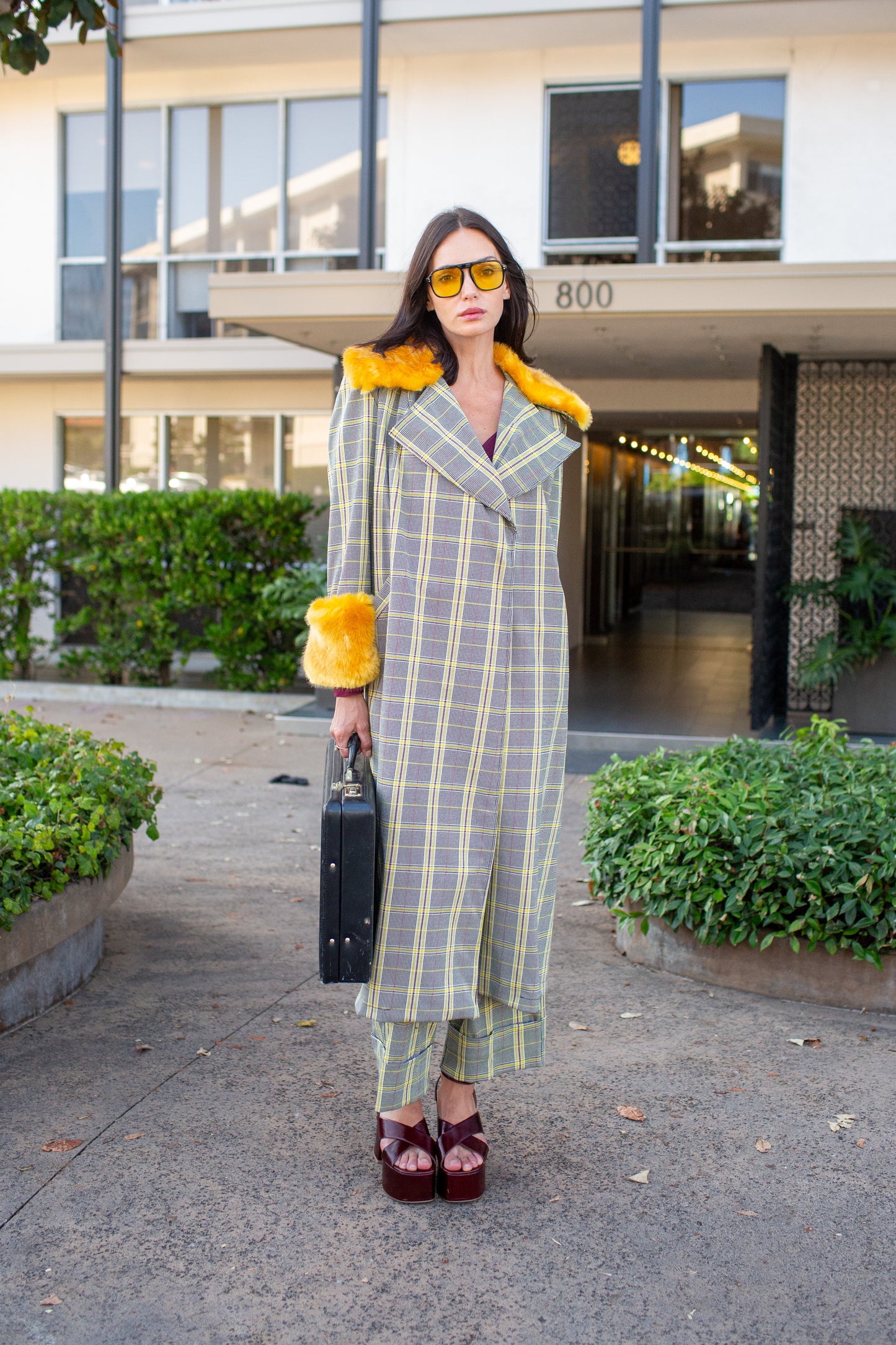 Eloise Coat In Marigold Glenn PRE-ORDER