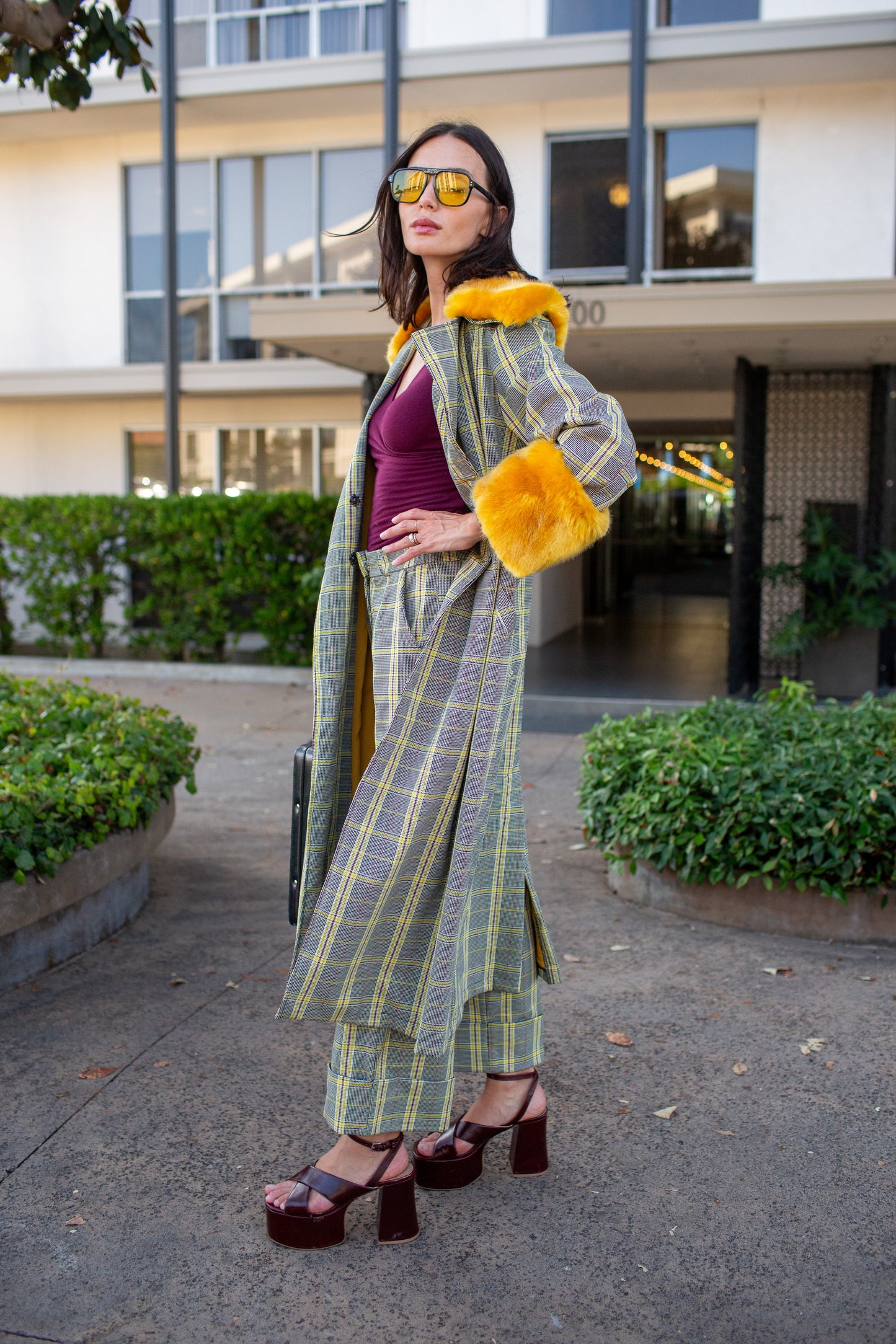 Eloise Coat In Marigold Glenn PRE-ORDER