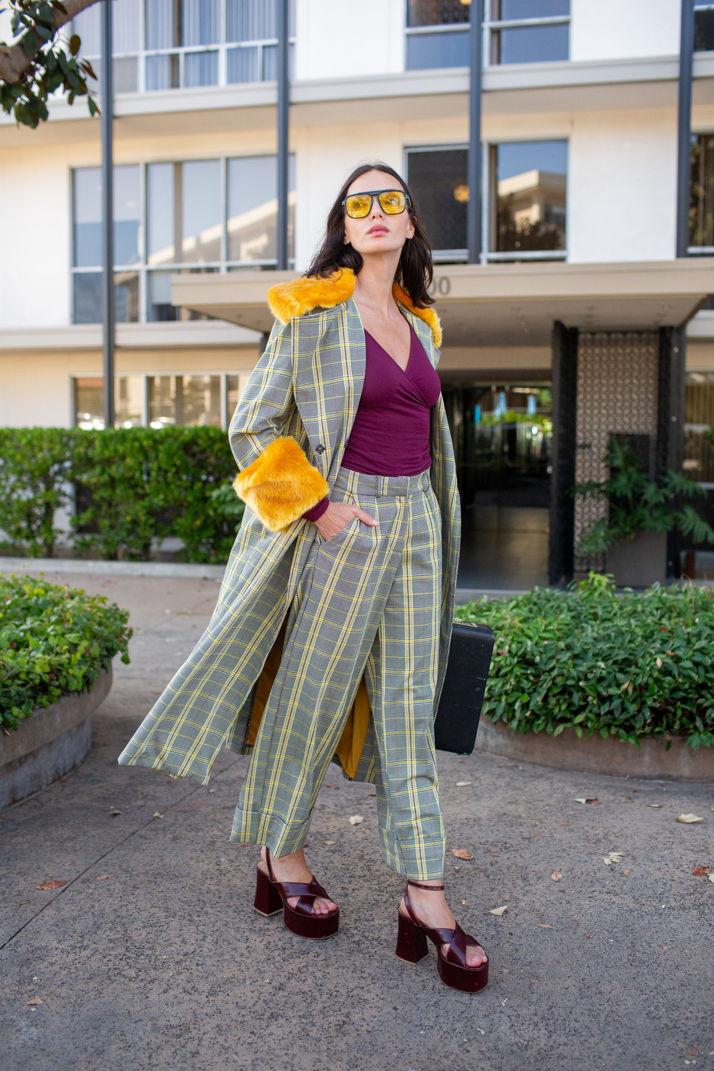 Eloise Coat In Marigold Glenn PRE-ORDER