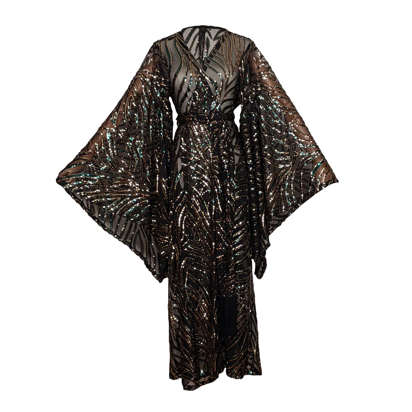 Emerald Safari Sequin Kimono