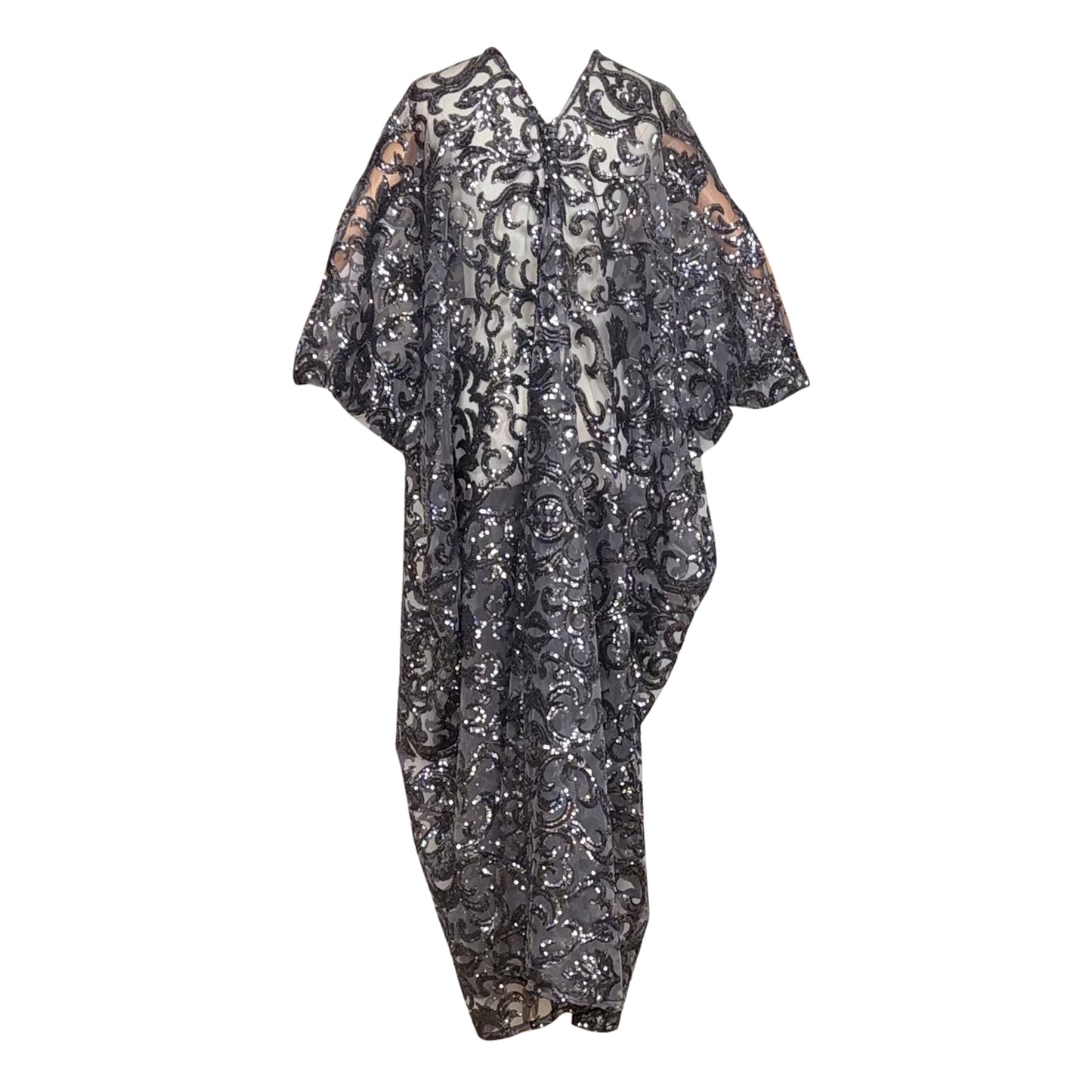 Empire Sequin Caftan Kaftan Dress