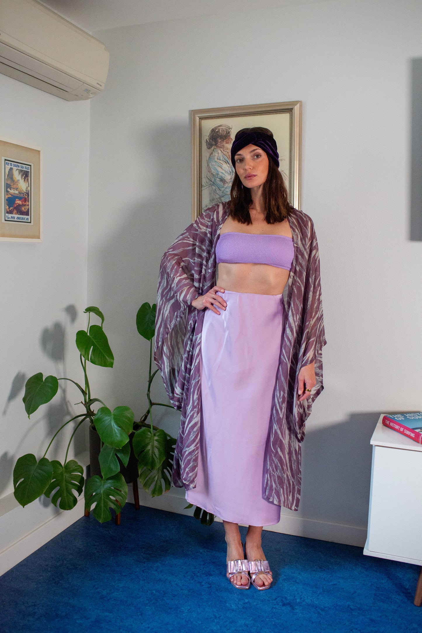 Etosha Kimono in Amethyst