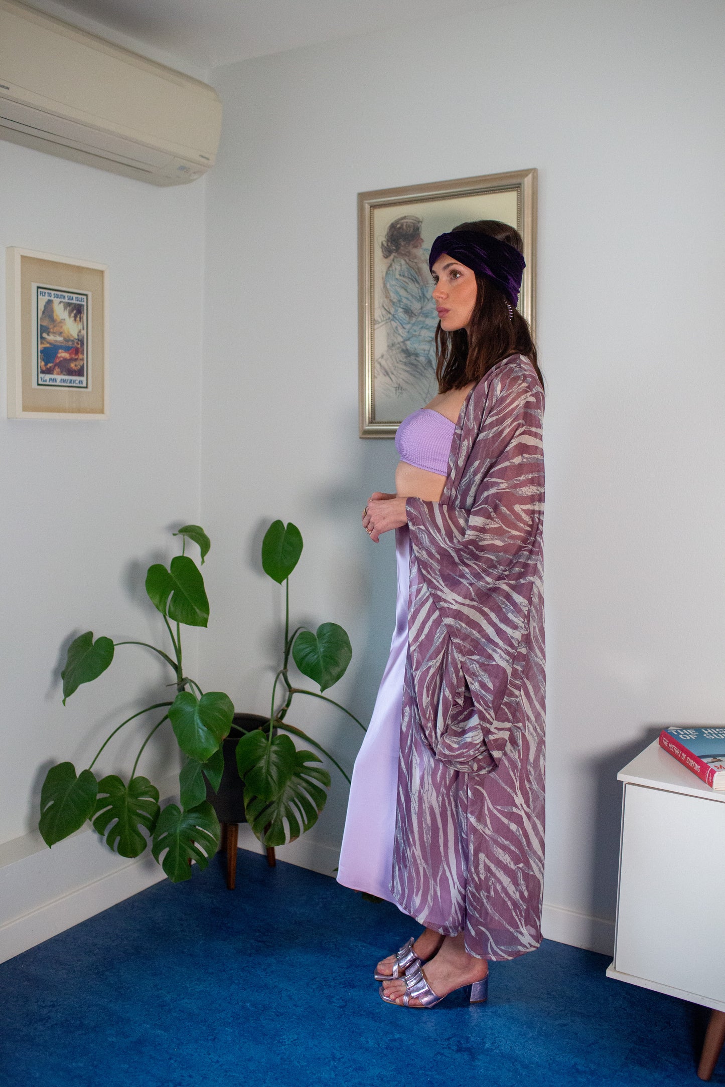 Etosha Kimono in Amethyst