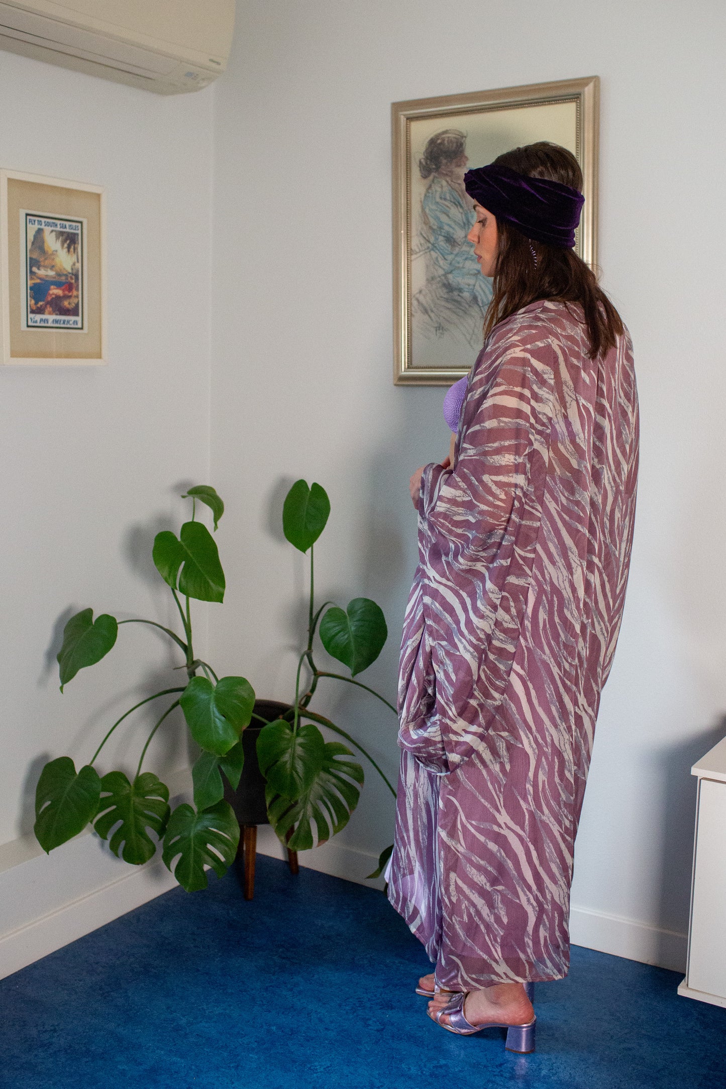 Etosha Kimono in Amethyst