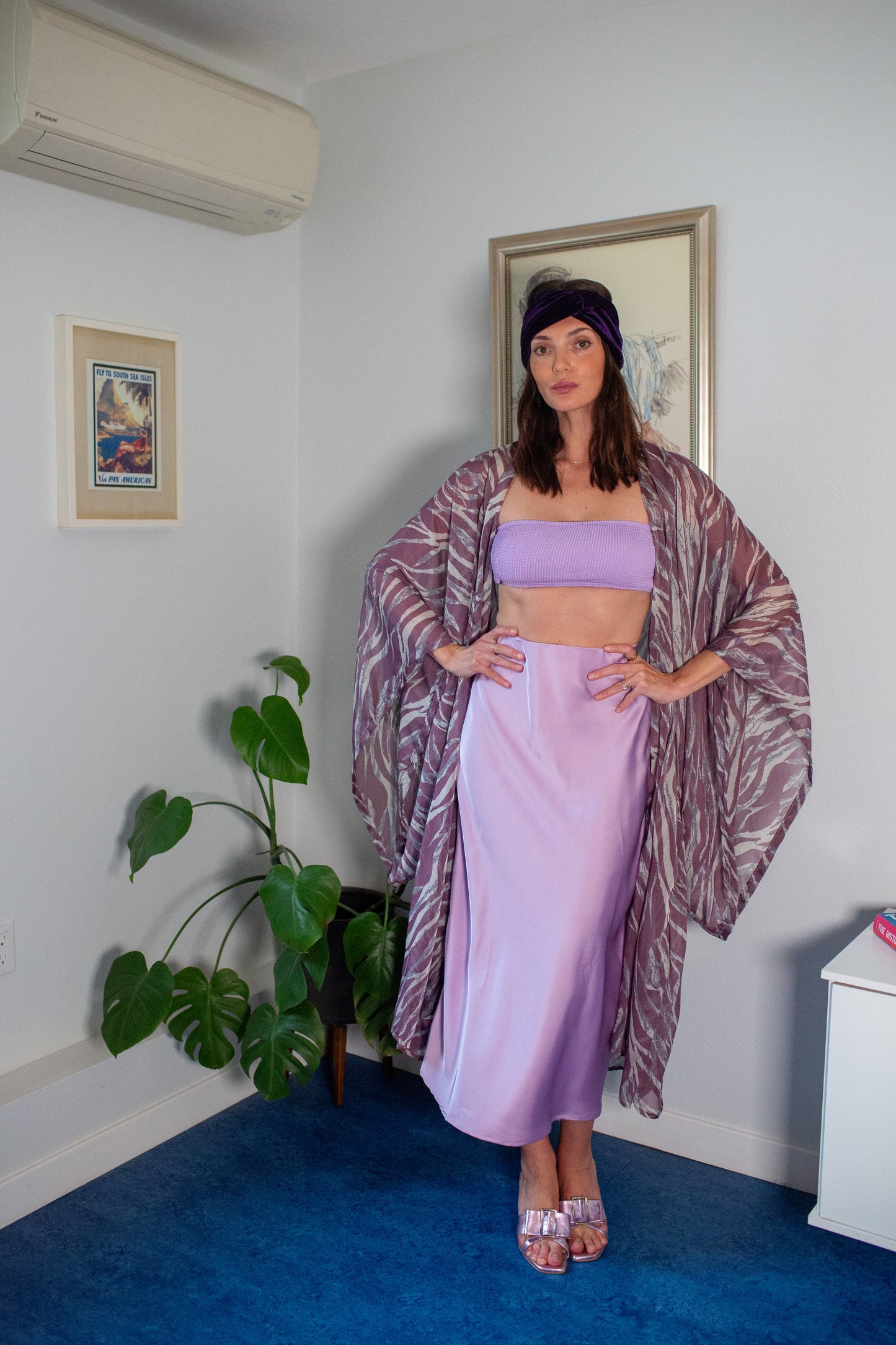 Etosha Kimono in Amethyst