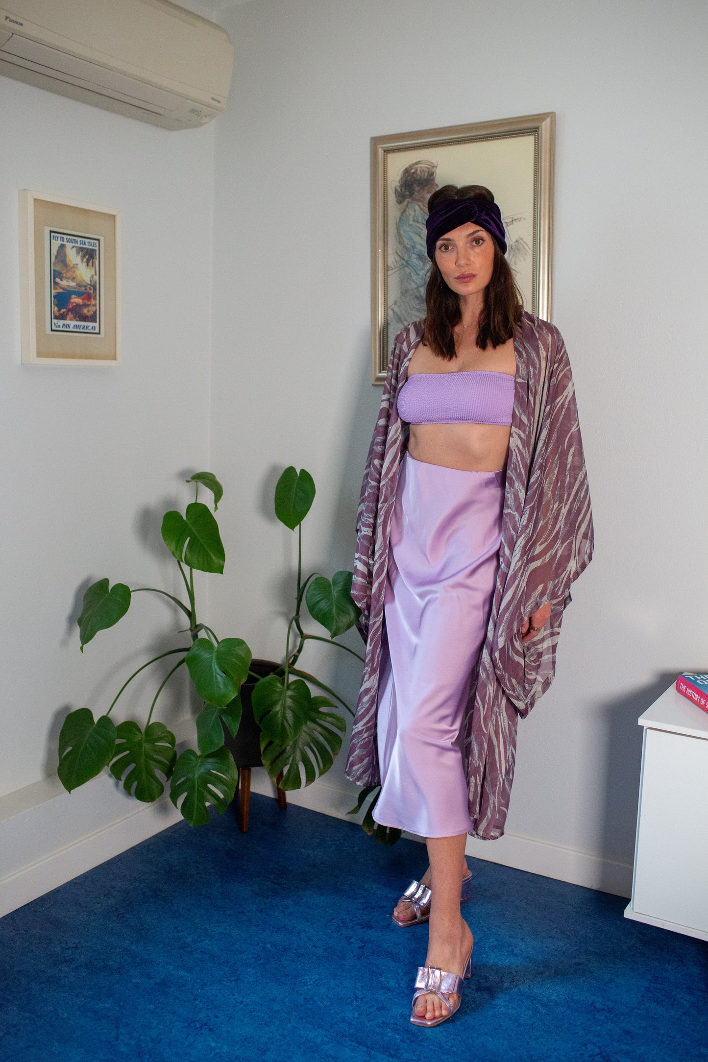 Etosha Kimono in Amethyst