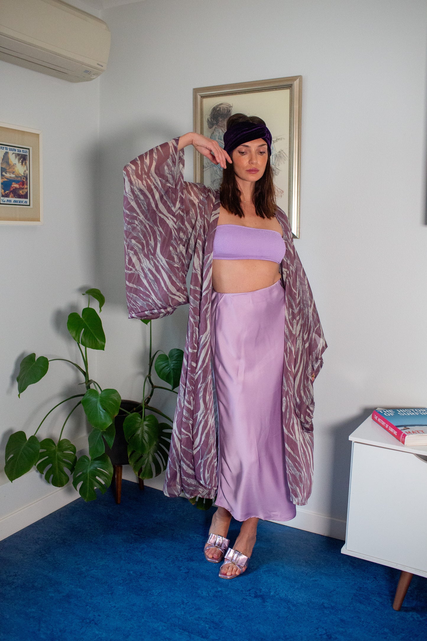 Etosha Kimono in Amethyst