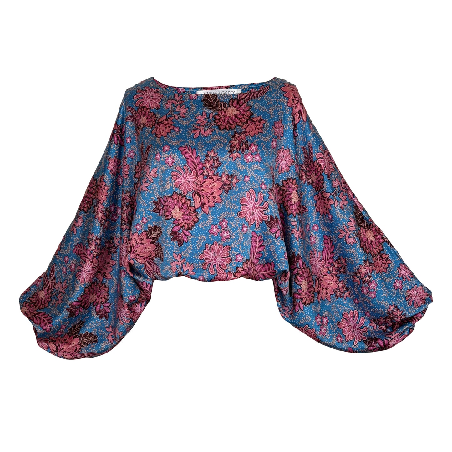 Evangeline Top in Bluebell Reverie