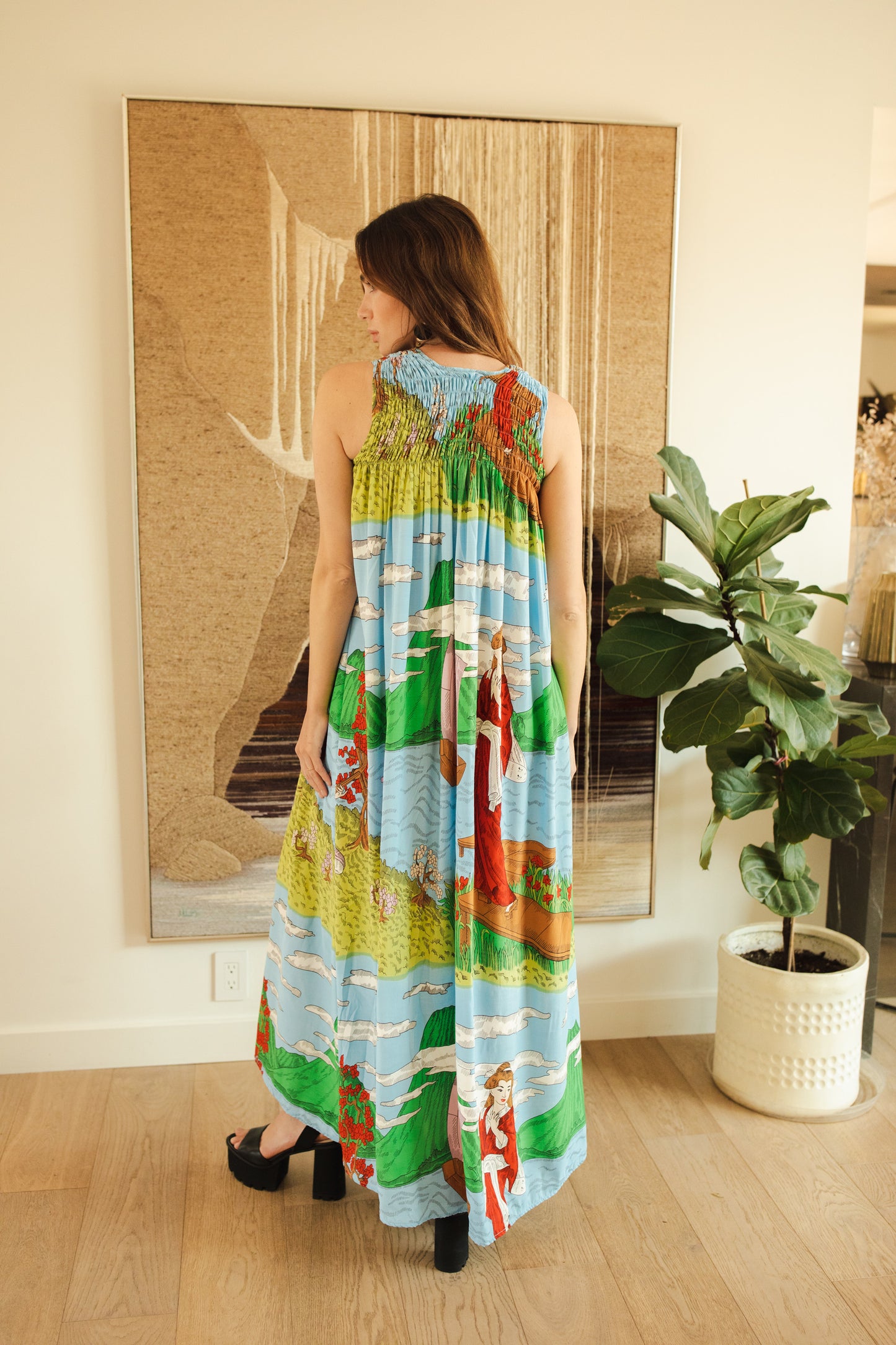 Fuji Garden Maxi Dress PRE-ORDER