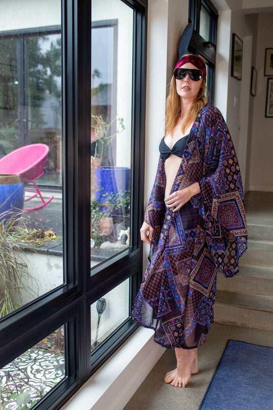 Gemma Scarf Print Kimono PRE-ORDER