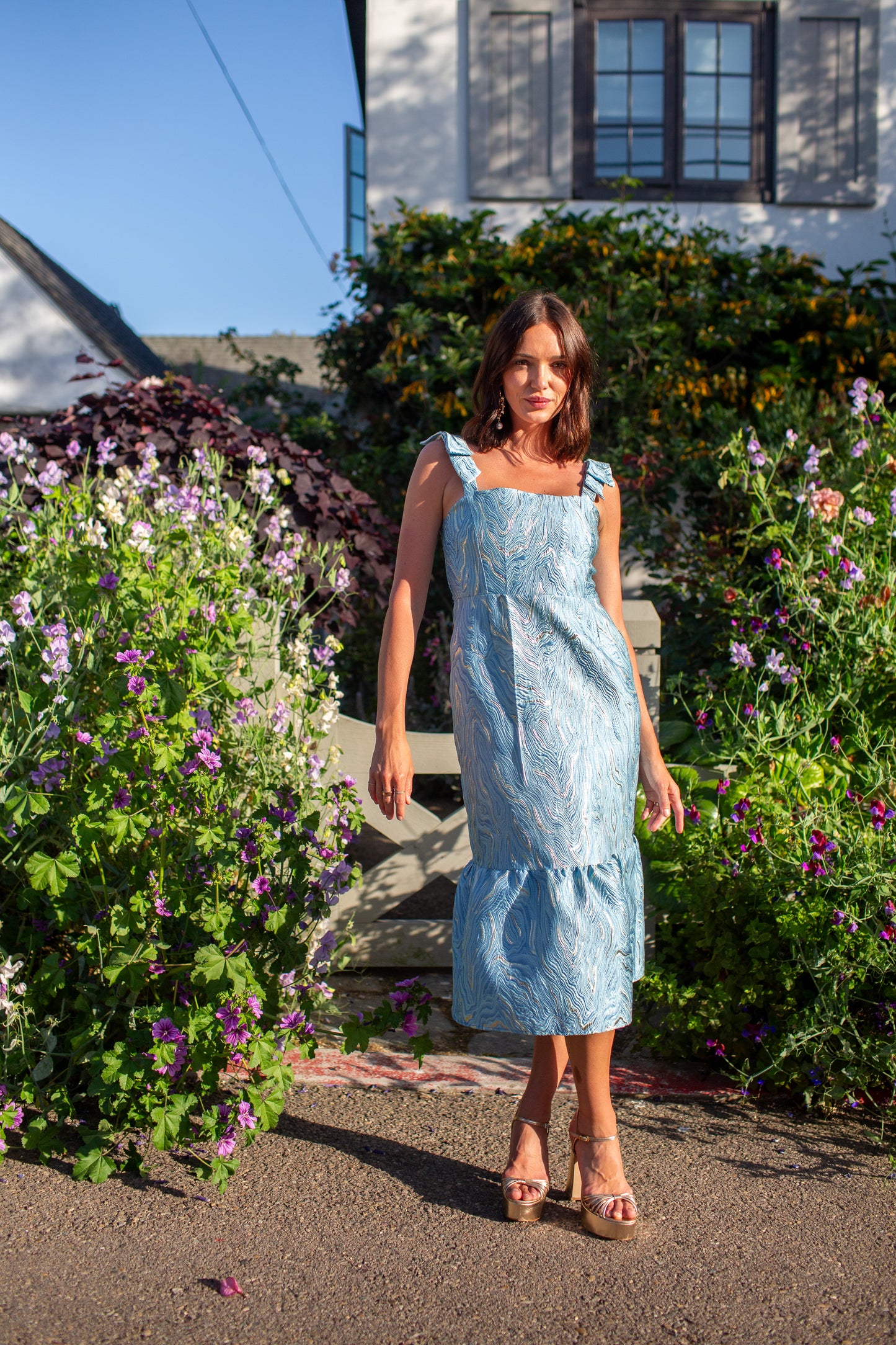 Georgina Dress in Guilded Sky PRE-ORDER