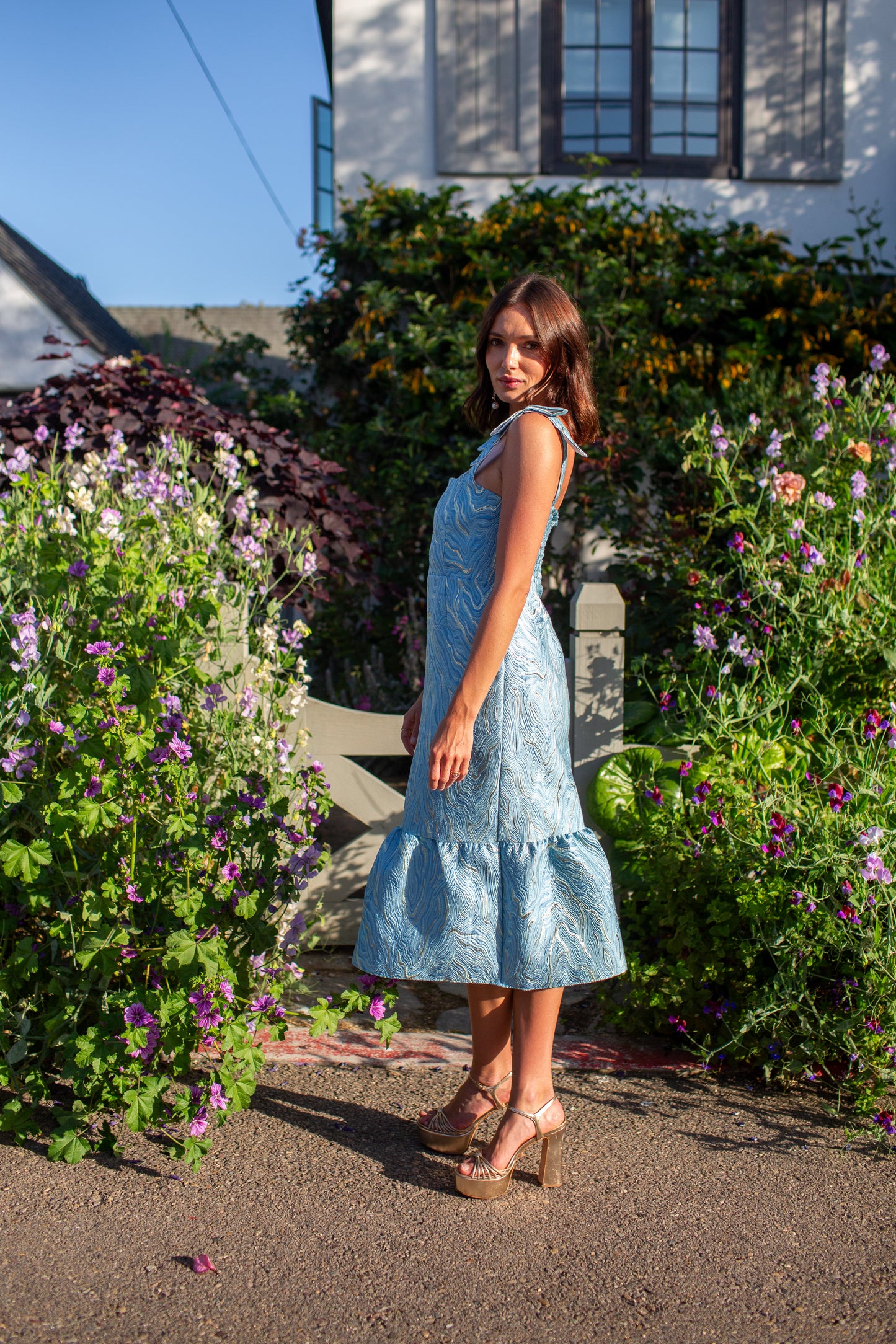 Georgina Dress in Guilded Sky PRE-ORDER