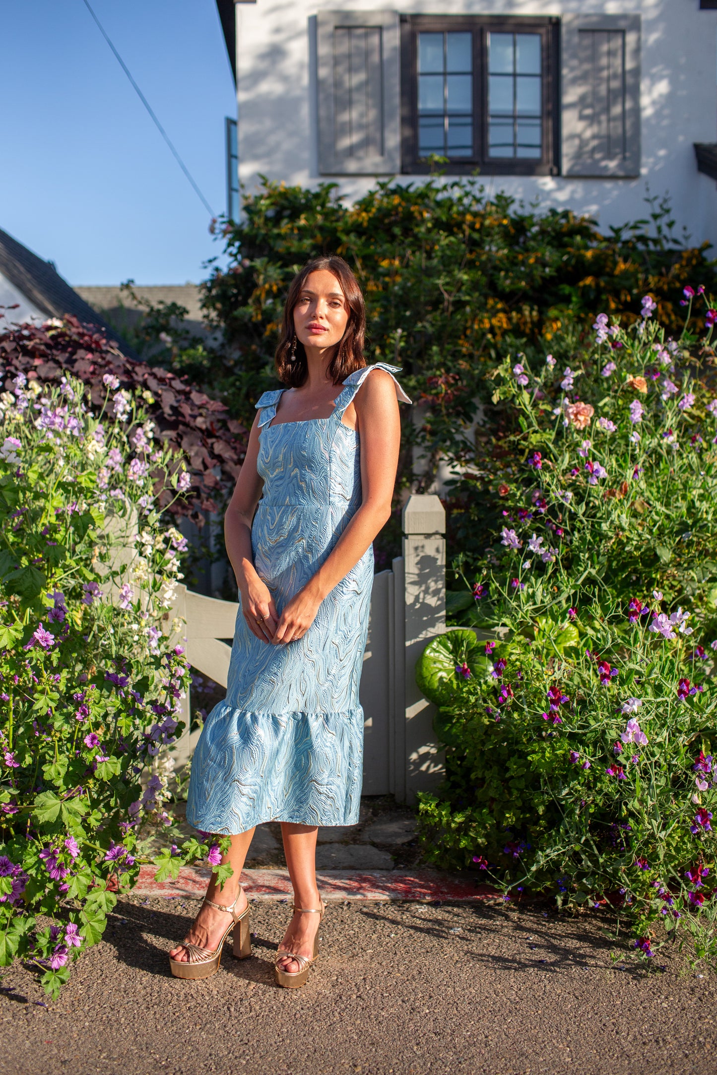 Georgina Dress in Guilded Sky PRE-ORDER