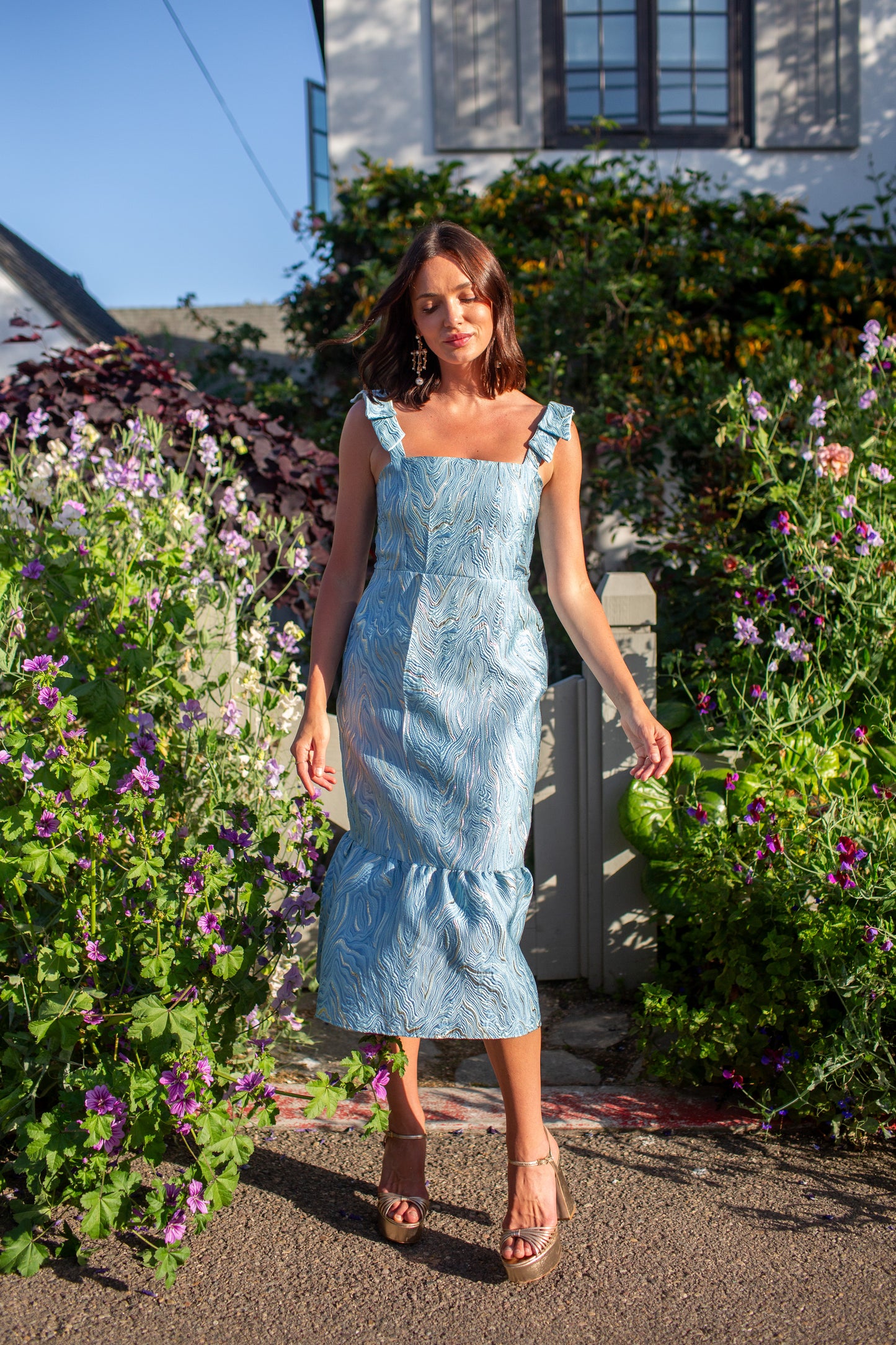 Georgina Dress in Guilded Sky PRE-ORDER