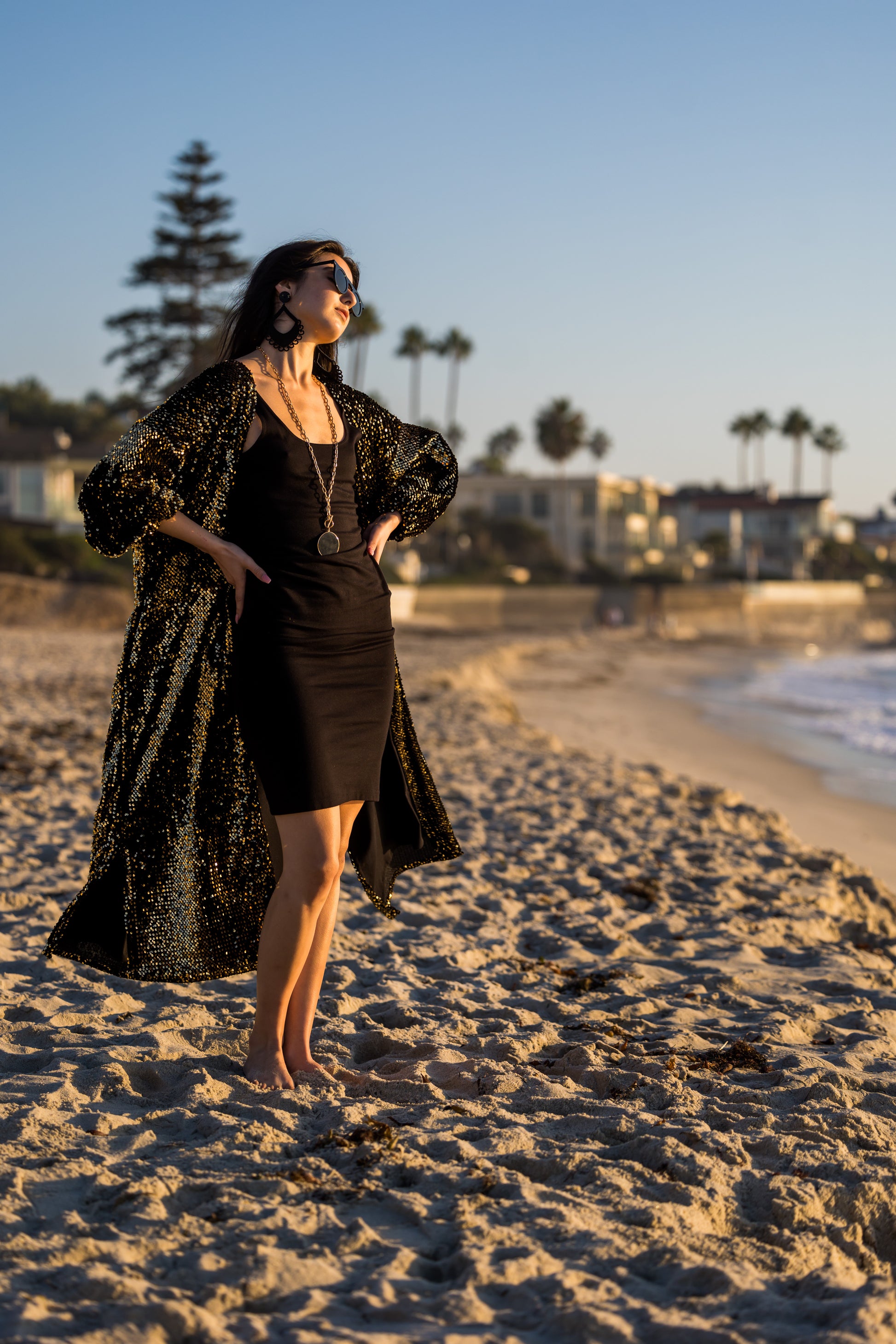 Gold Sequin Cocoon Jacket Jennafer Grace Gold Sequin Cocoon Jacket Jennafer Grace