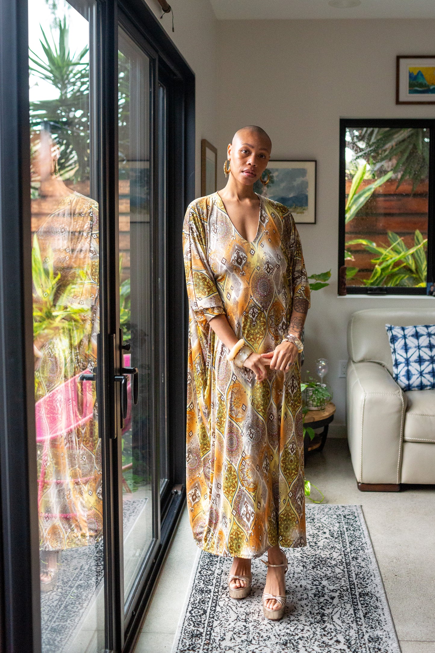 Gracie Caftan in Byzantine Sun