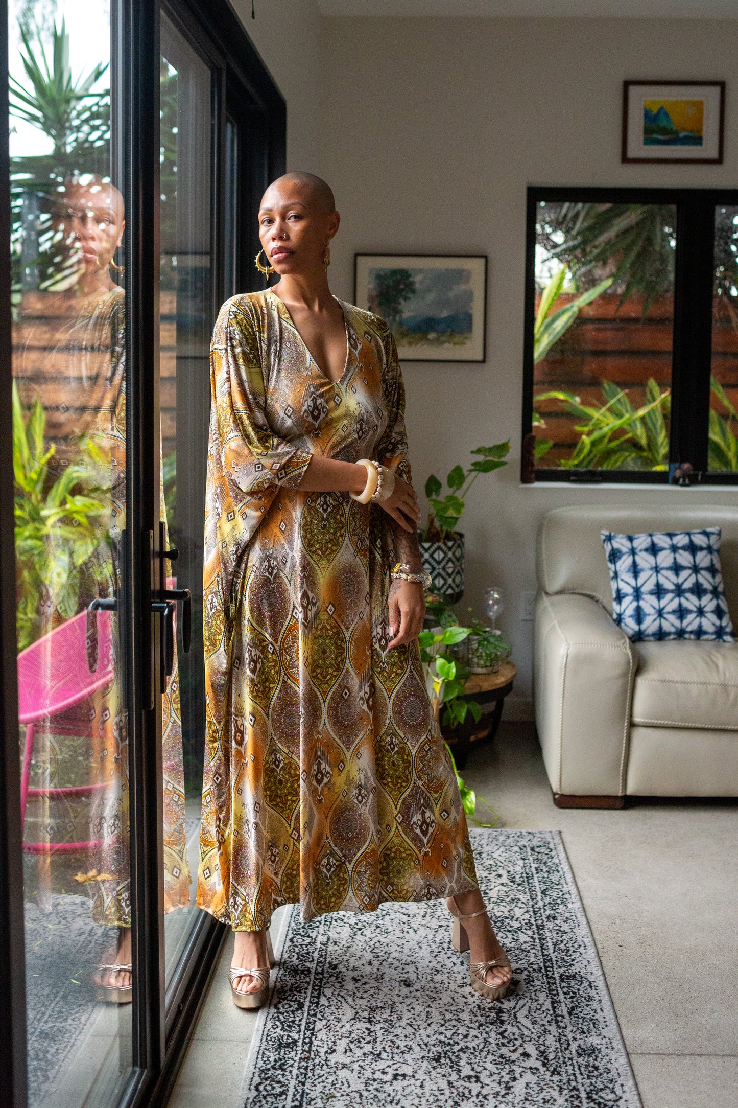 Gracie Caftan in Byzantine Sun