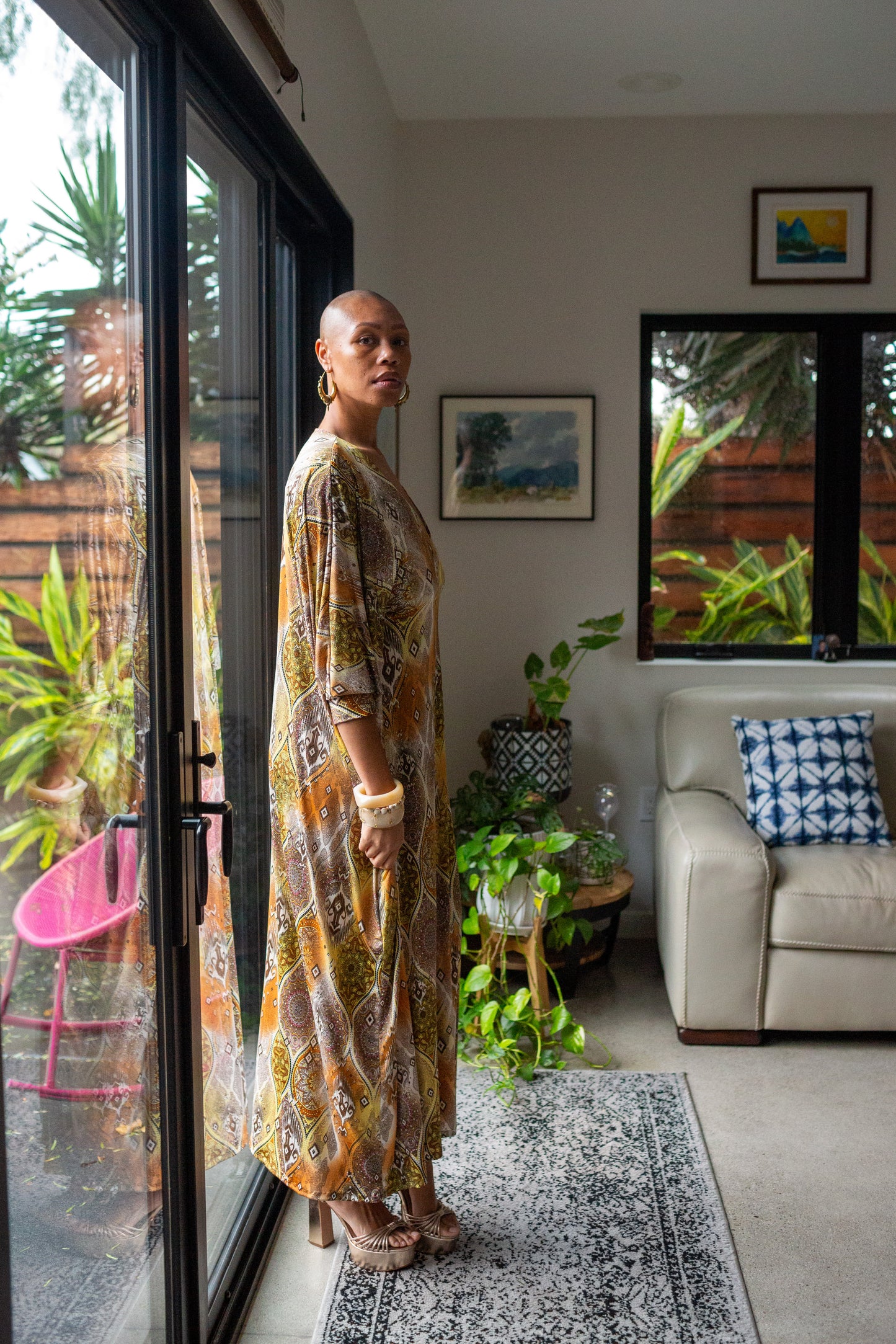 Gracie Caftan in Byzantine Sun