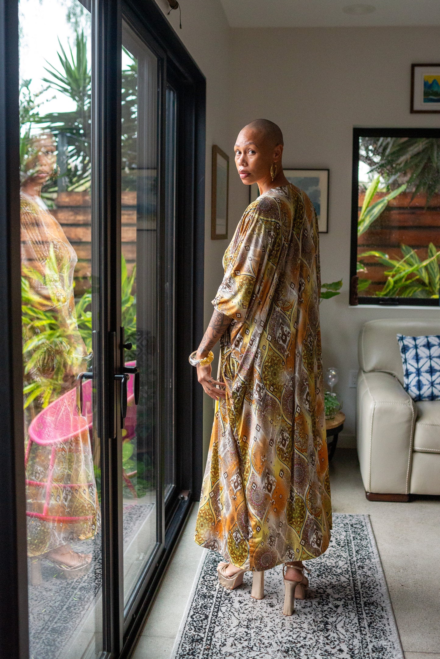 Gracie Caftan in Byzantine Sun