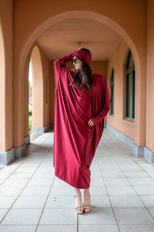 Gracie Caftan in Deep Rust PRE-ORDER
