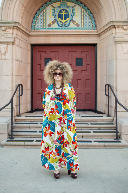 Gracie Caftan in Sunspill Tropique